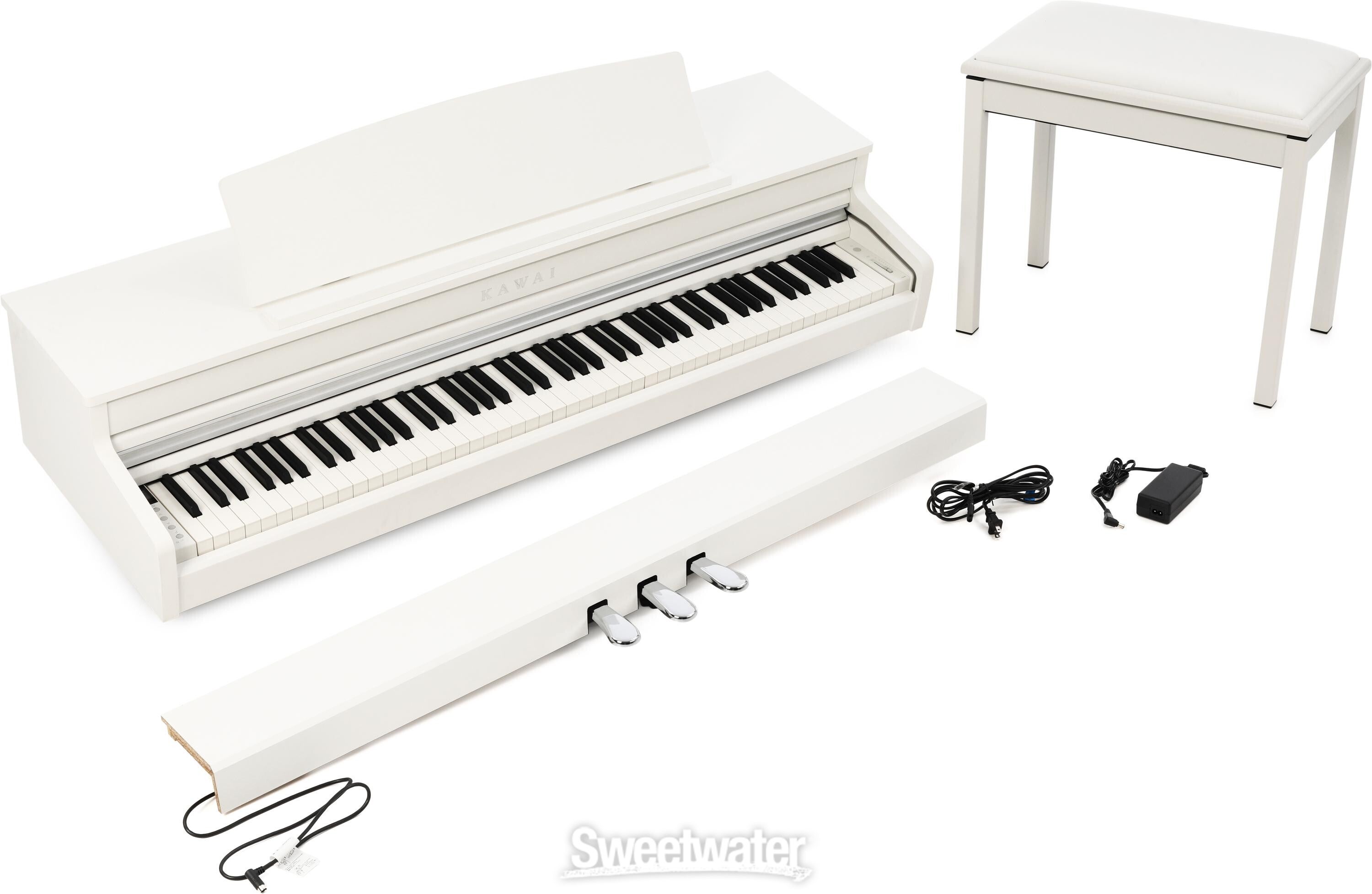 Kawai CA49 Digital Home Piano - Satin White