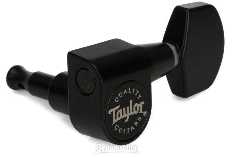 Taylor 6-string Guitar Tuners 1:18 Ratio - Satin Black