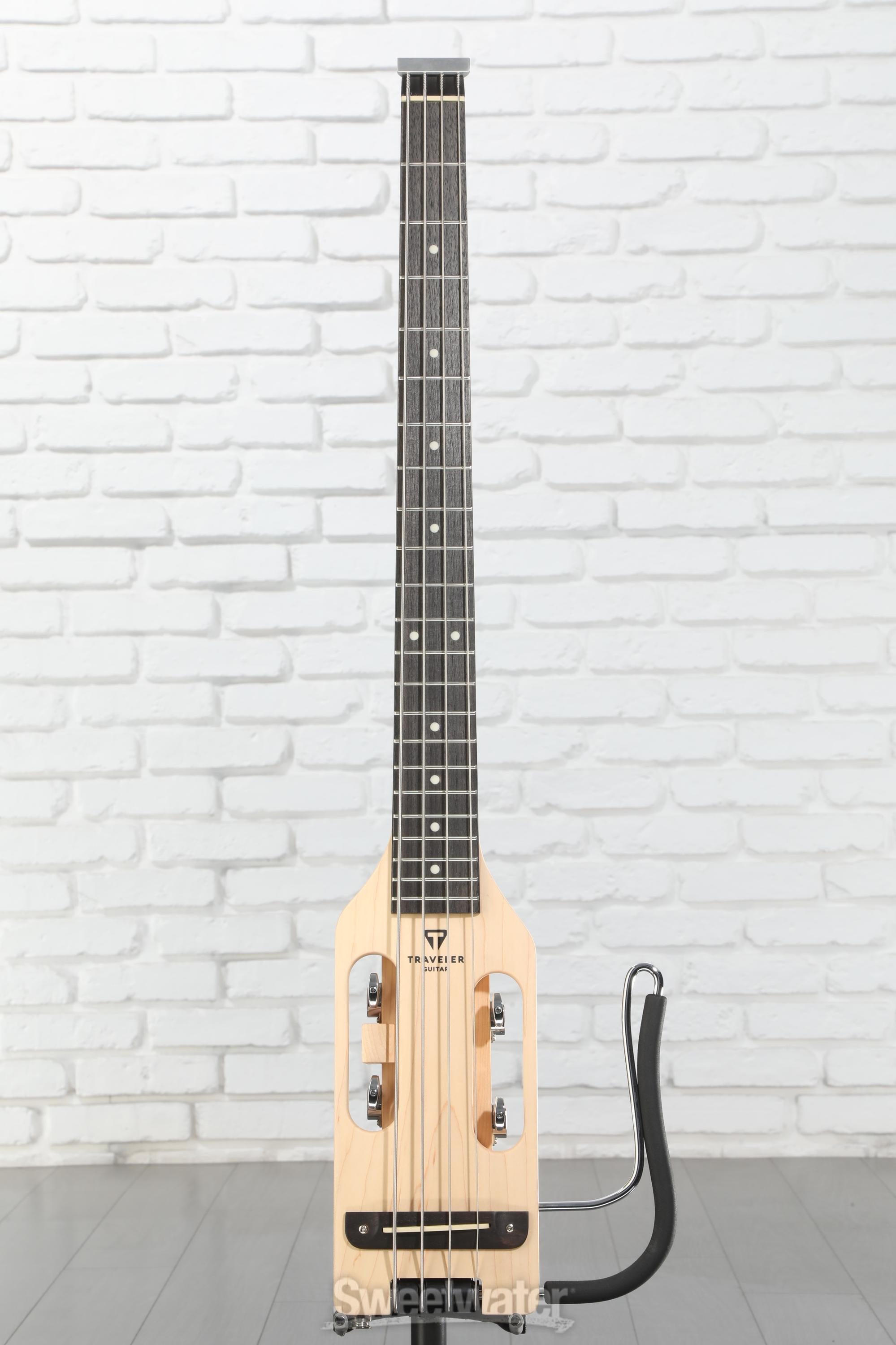 Traveler Guitar Ultra-Light Bass Guitar - Natural Maple | Sweetwater