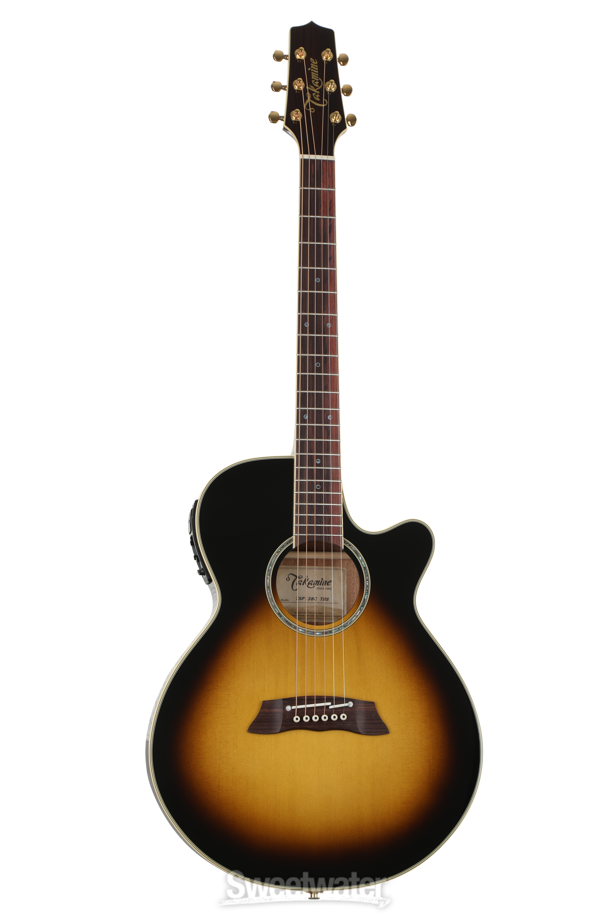 Takamine TSP138C Thinline Acoustic Electric Guitar Natural