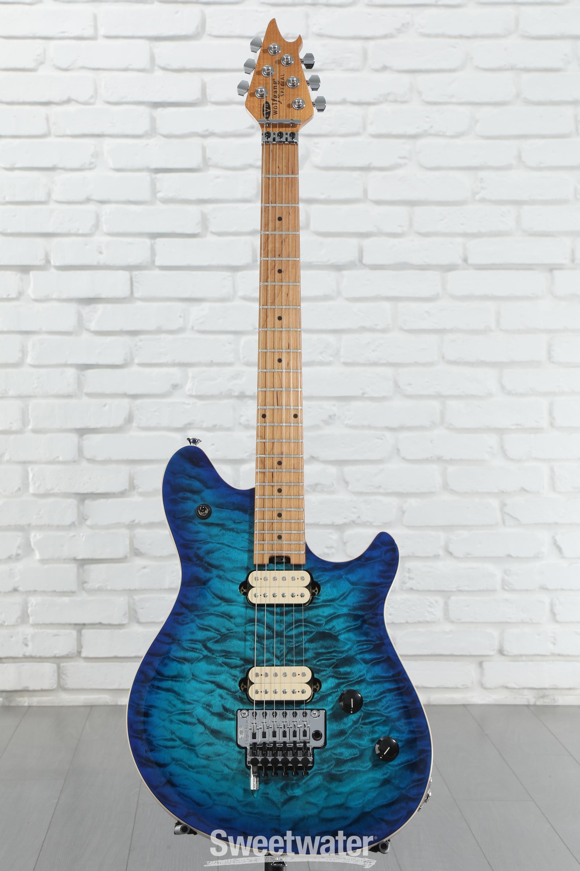 EVH Wolfgang Special QM Electric Guitar - Chlorine Burst