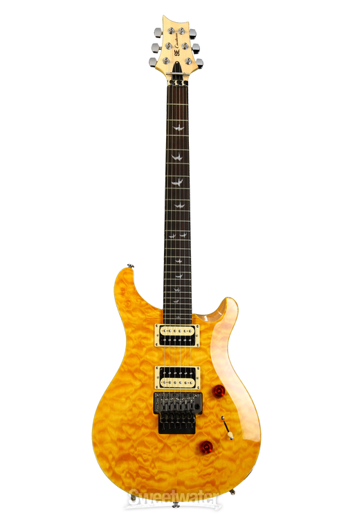 PRS SE Custom 24 Floyd Rose 30th Anniversary LTD. - Santana Yellow |  Sweetwater