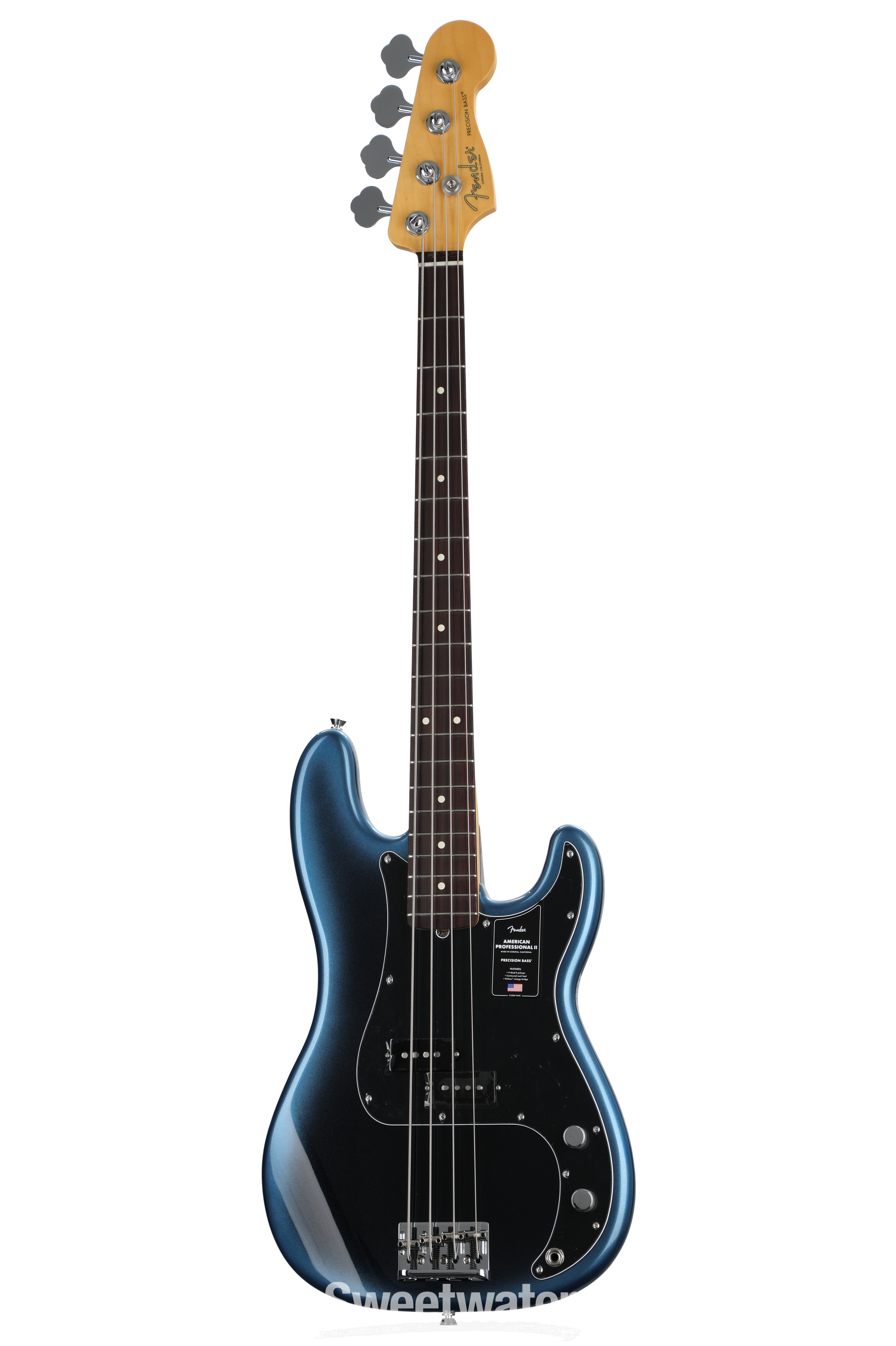 Fender American Professional II Precision Bass - Dark Night with 