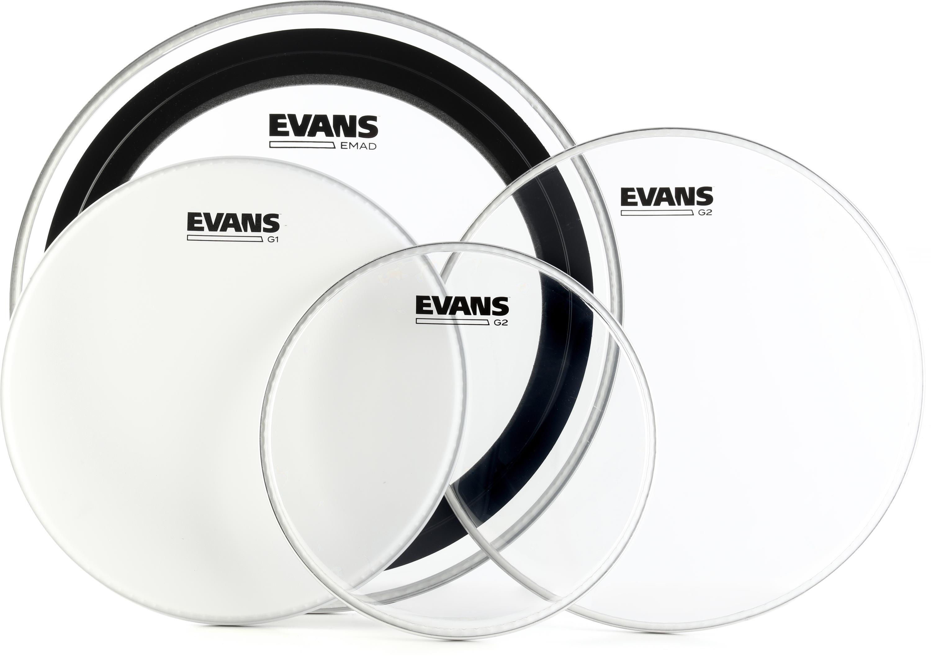 Product Image - Evans Compact Drum Set Drumhead Upgrade Pack - Sweetwater Exclusive