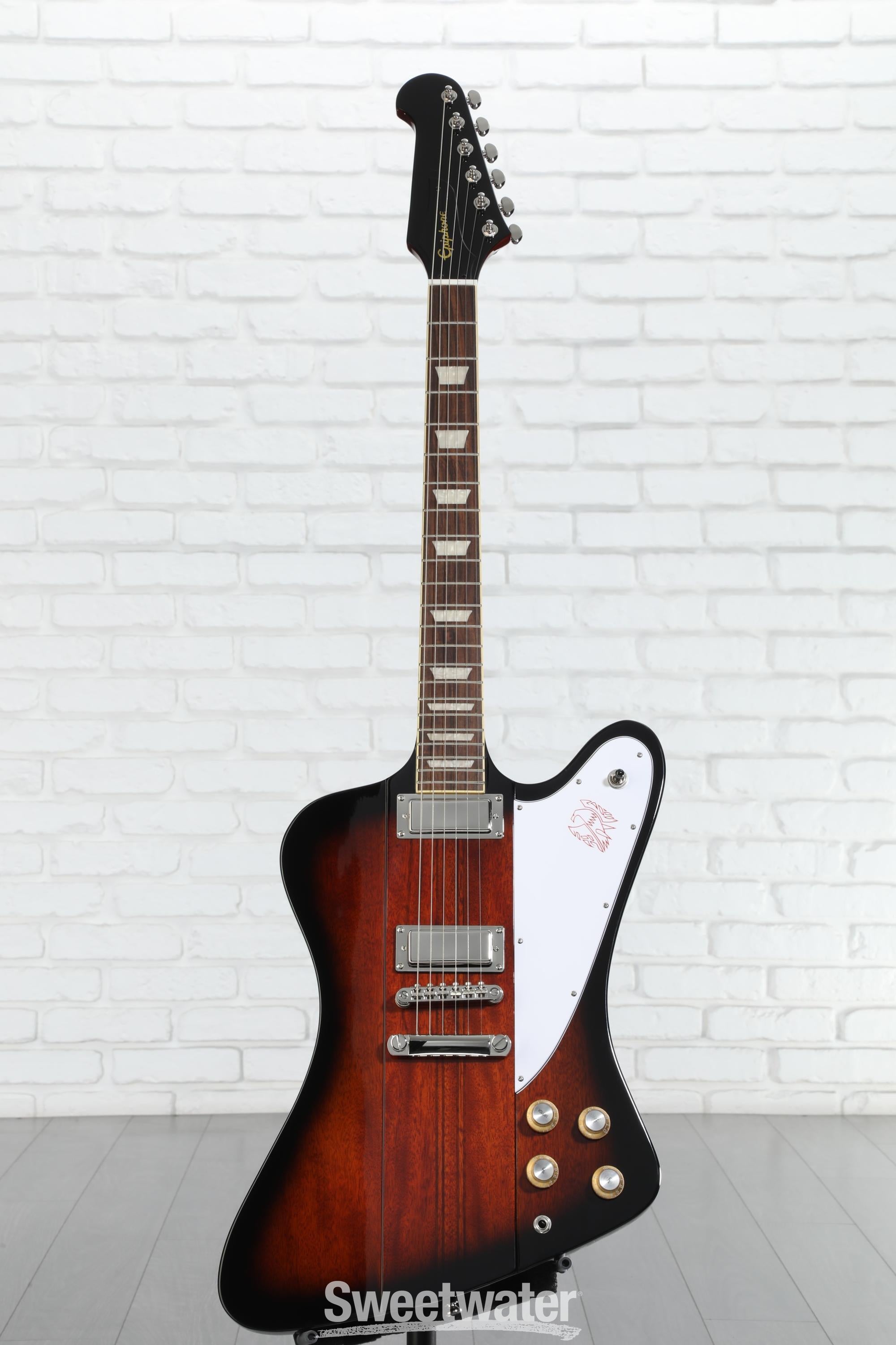 ギター Firebird Gibson Epiphone Amazon.com: Epiphone Firebird, Vintage Sunburst : Musical