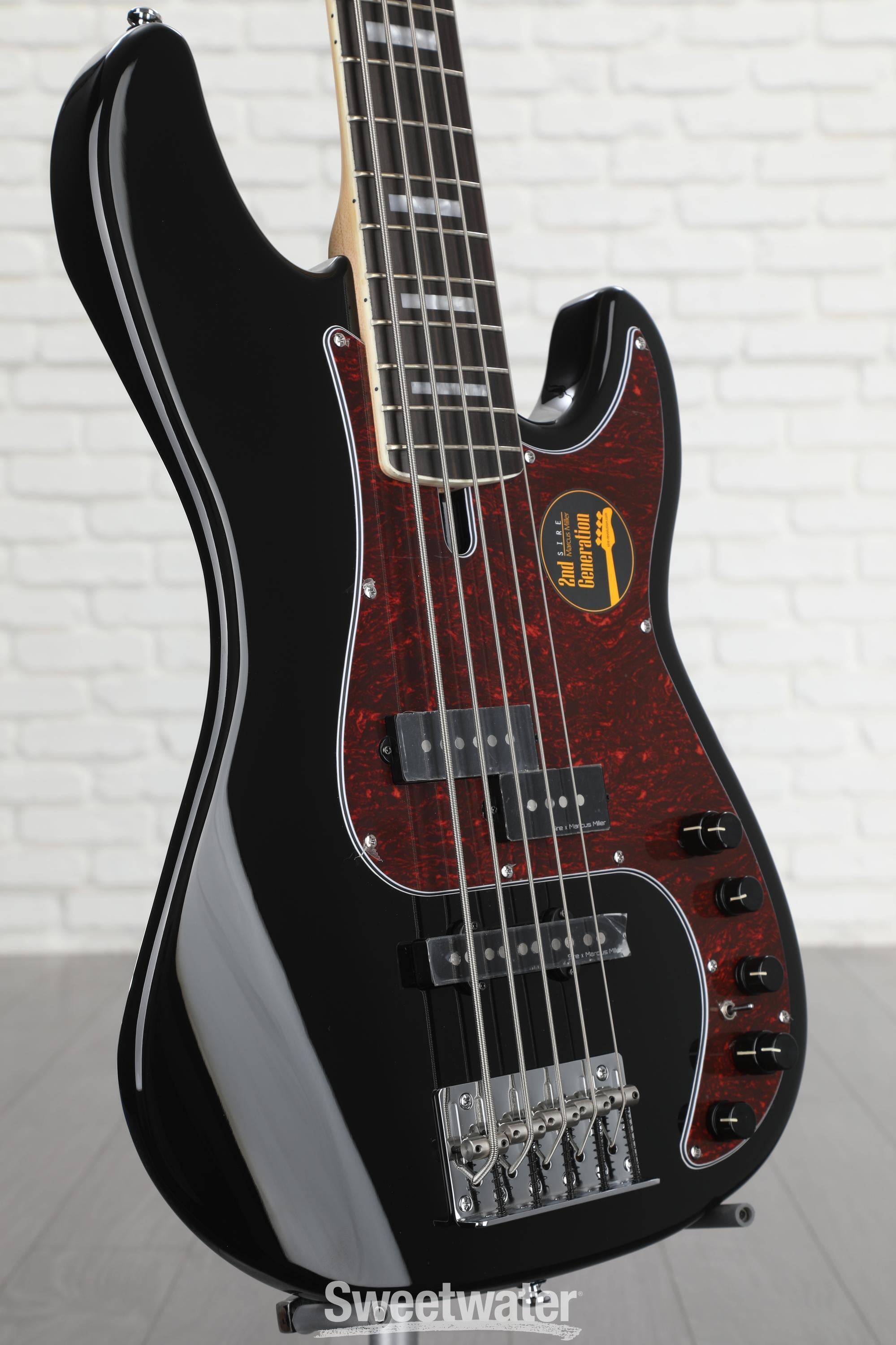 Sire Marcus Miller P7 Alder 5-string Bass Guitar - Black | Sweetwater