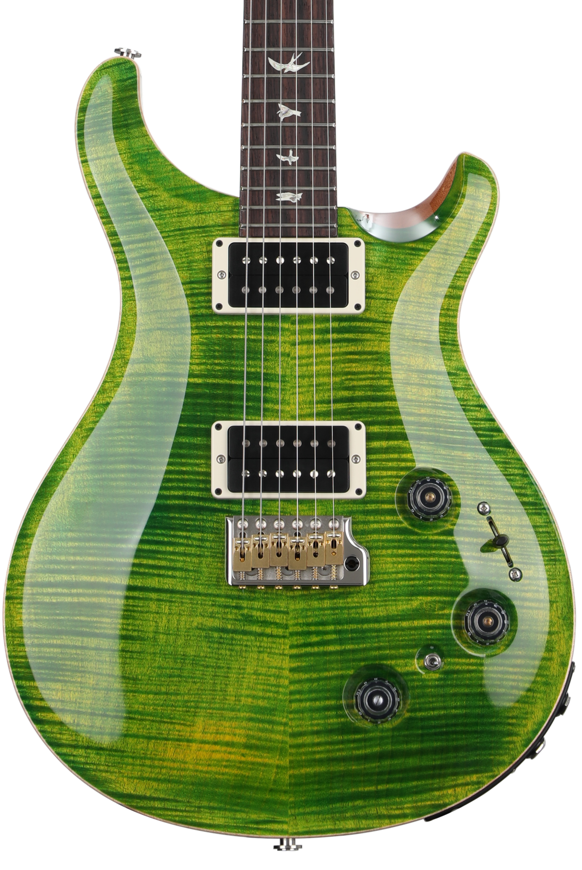 PRS Custom 22 Piezo Electric Guitar - Emerald | Sweetwater