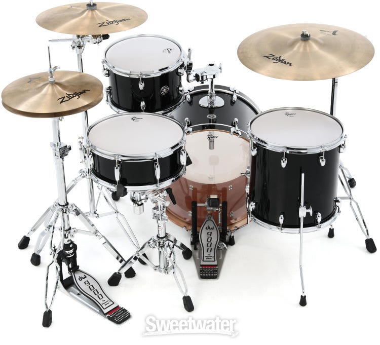Catalina Club CT1-J404 4-piece Shell Pack with Snare Drum - Piano
