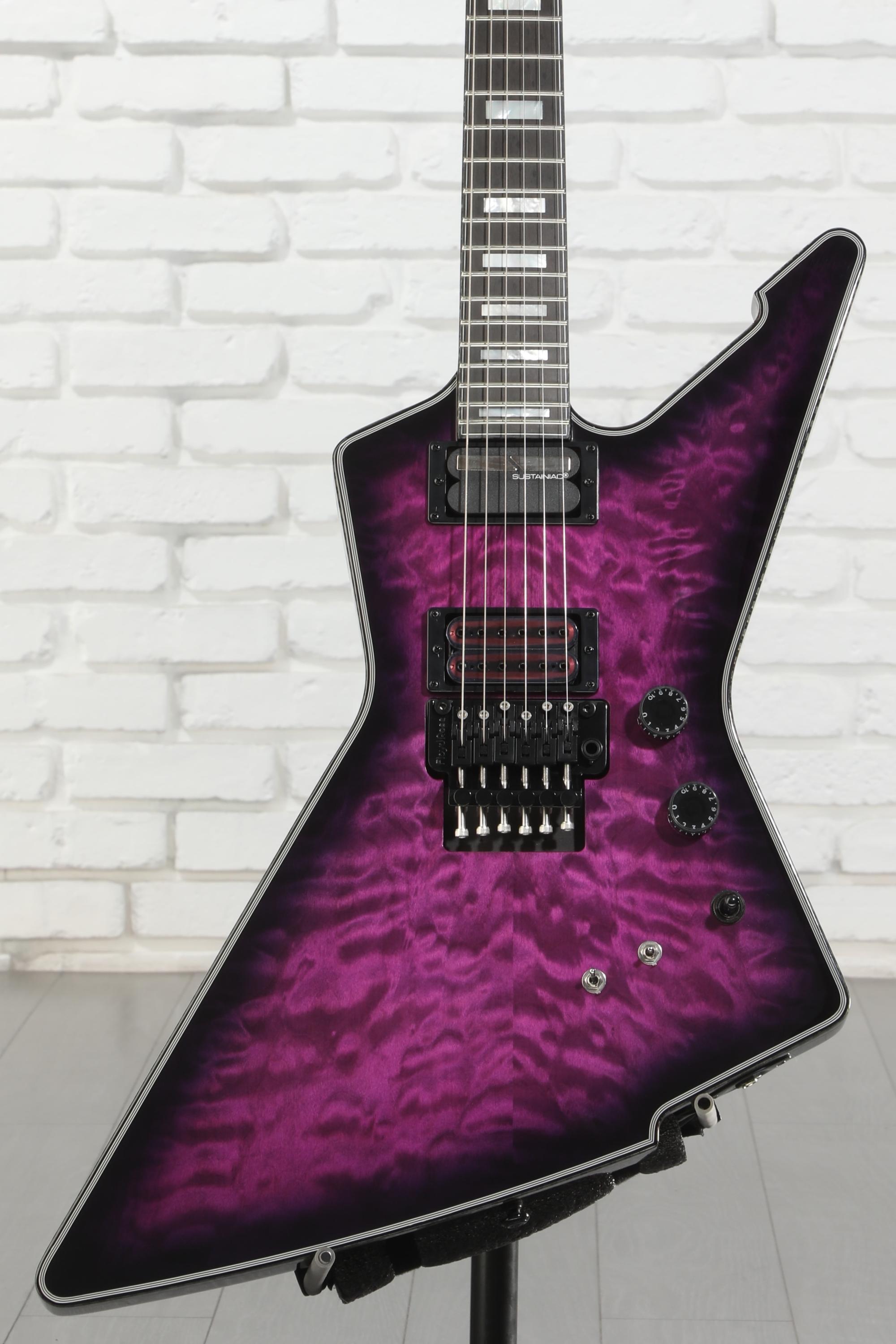 Schecter E-1 FR S Special Edition Electric Guitar - Trans Purple