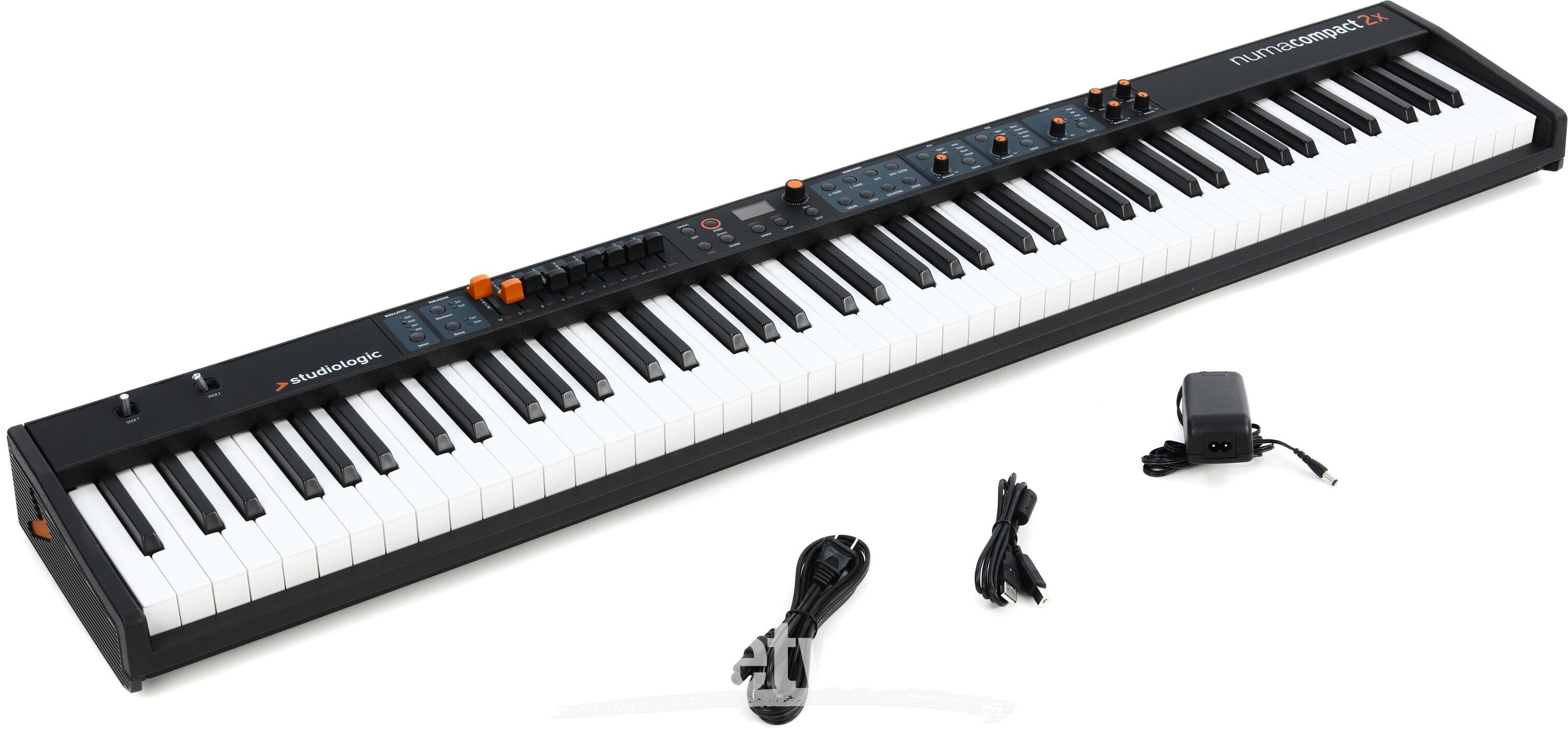 Studiologic Numa Compact 2x 88-key Semi-Weighted Keyboard with Aftertouch