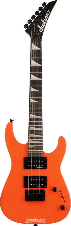Jackson Dinky Minion JS1X Electric Guitar - Safety Orange, Amaranth Fingerboard