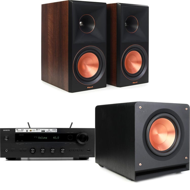 Klipsch RP-600M II and Onkyo TX-8470 Home Theater Bundle