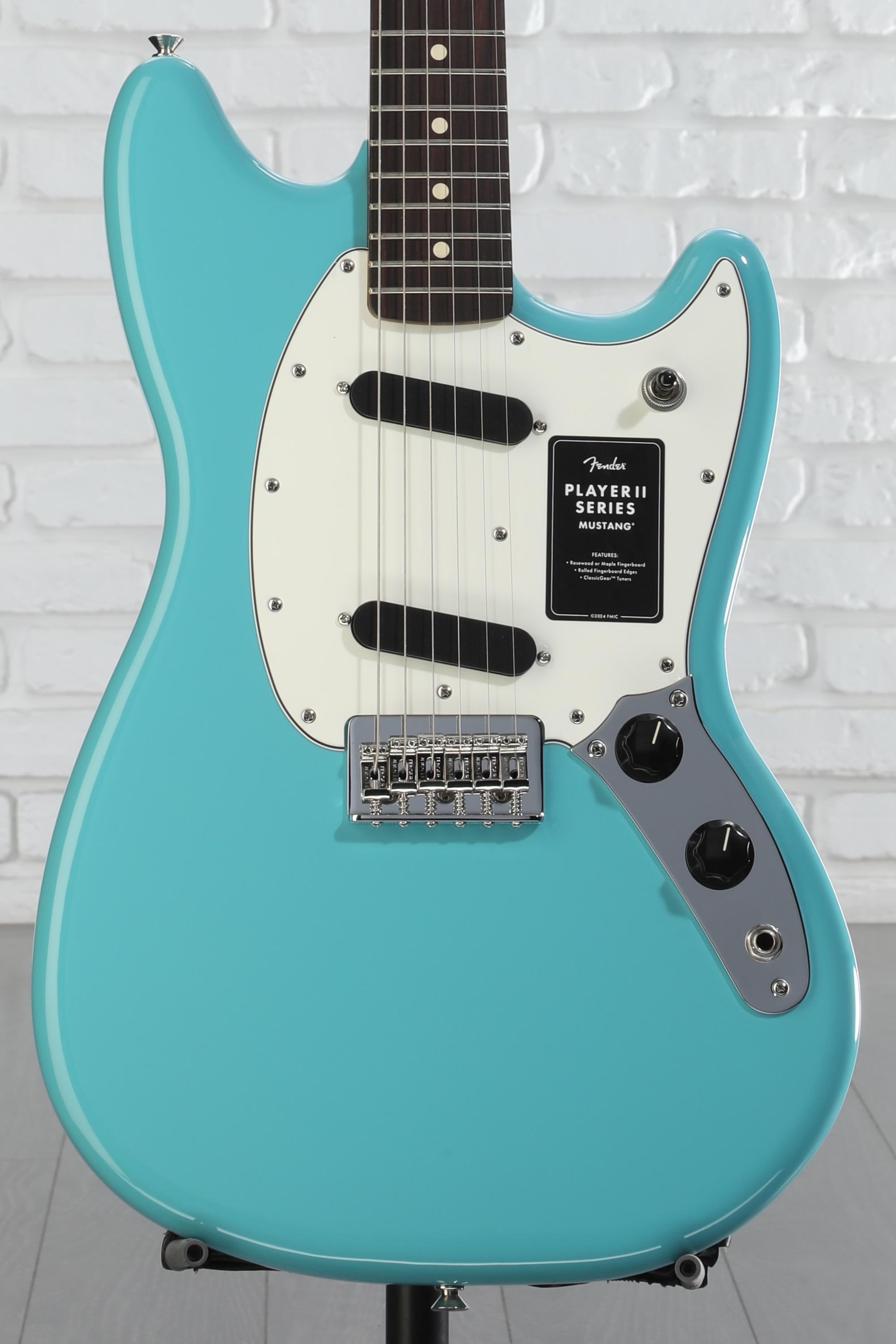 ギター fFender Player II Mustang Fender Player II Mustang - Aquatone Blue with Rosewood