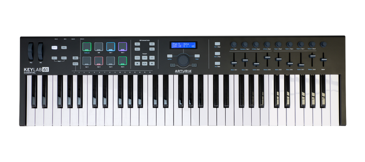 Arturia KeyLab Essential 61 Black Edition Keyboard Controller