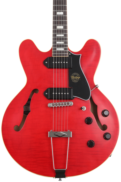 Heritage Custom Core H-530 Hollowbody Electric Guitar - Trans