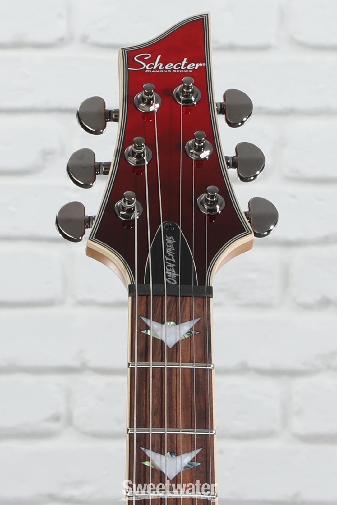 ギター Schecter Diamond Series OMEN EXTREME Schecter 2008-SHC Omen Extreme-7 String Electric Guitar