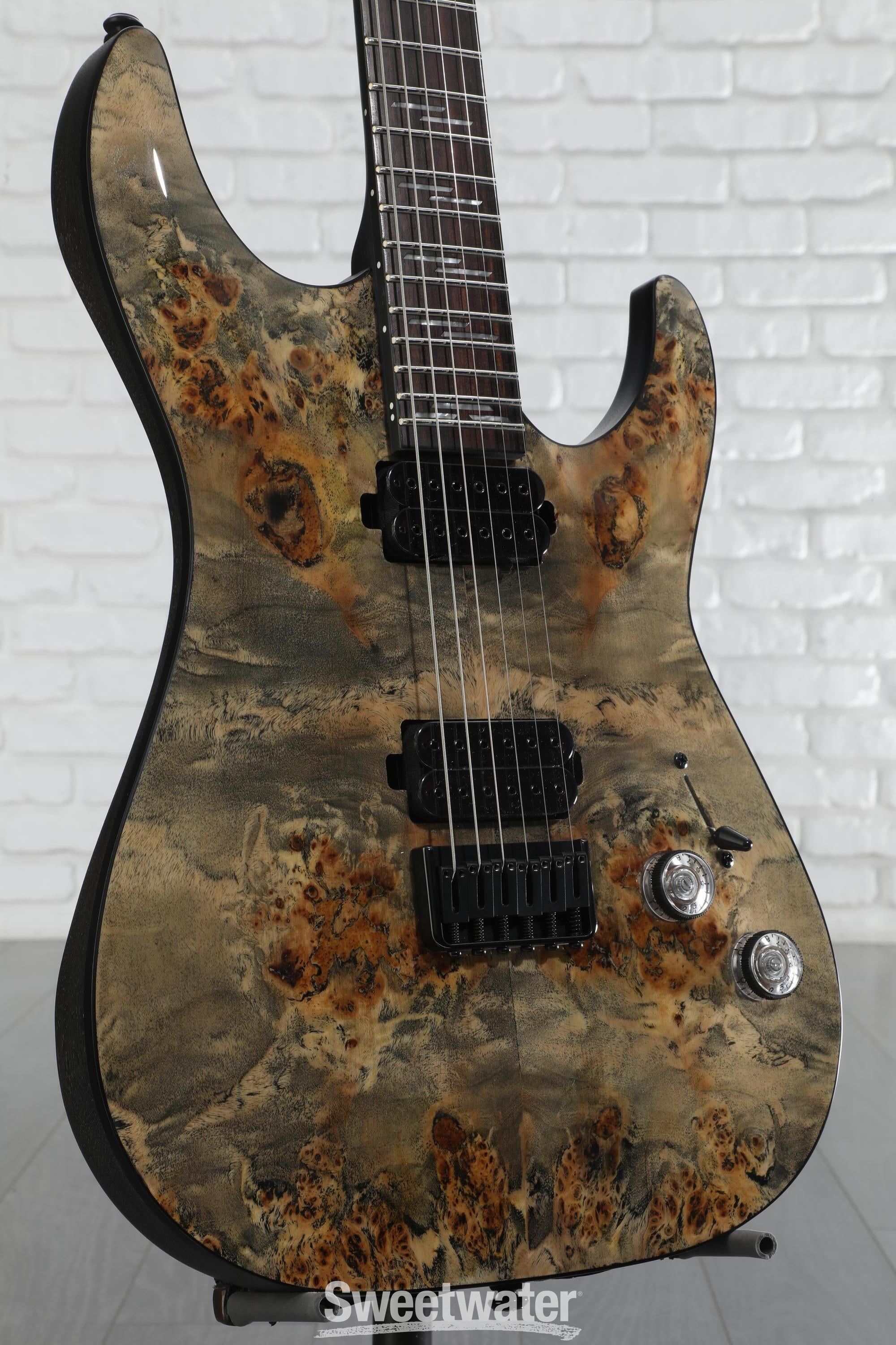 Schecter Omen Elite-6 Electric Guitar - Charcoal | Sweetwater