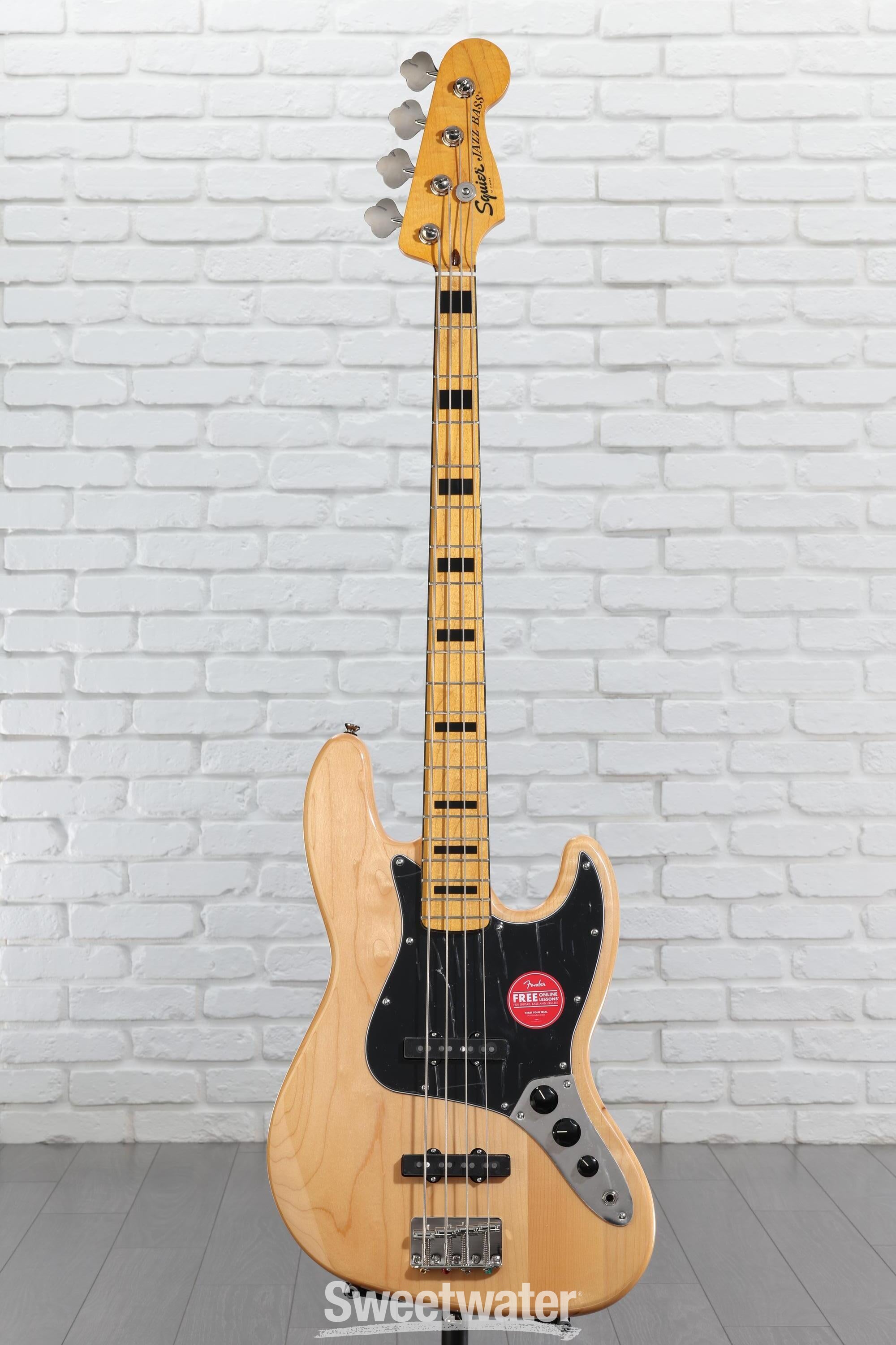Squier Classic Vibe '70s Jazz Bass - Natural | Sweetwater