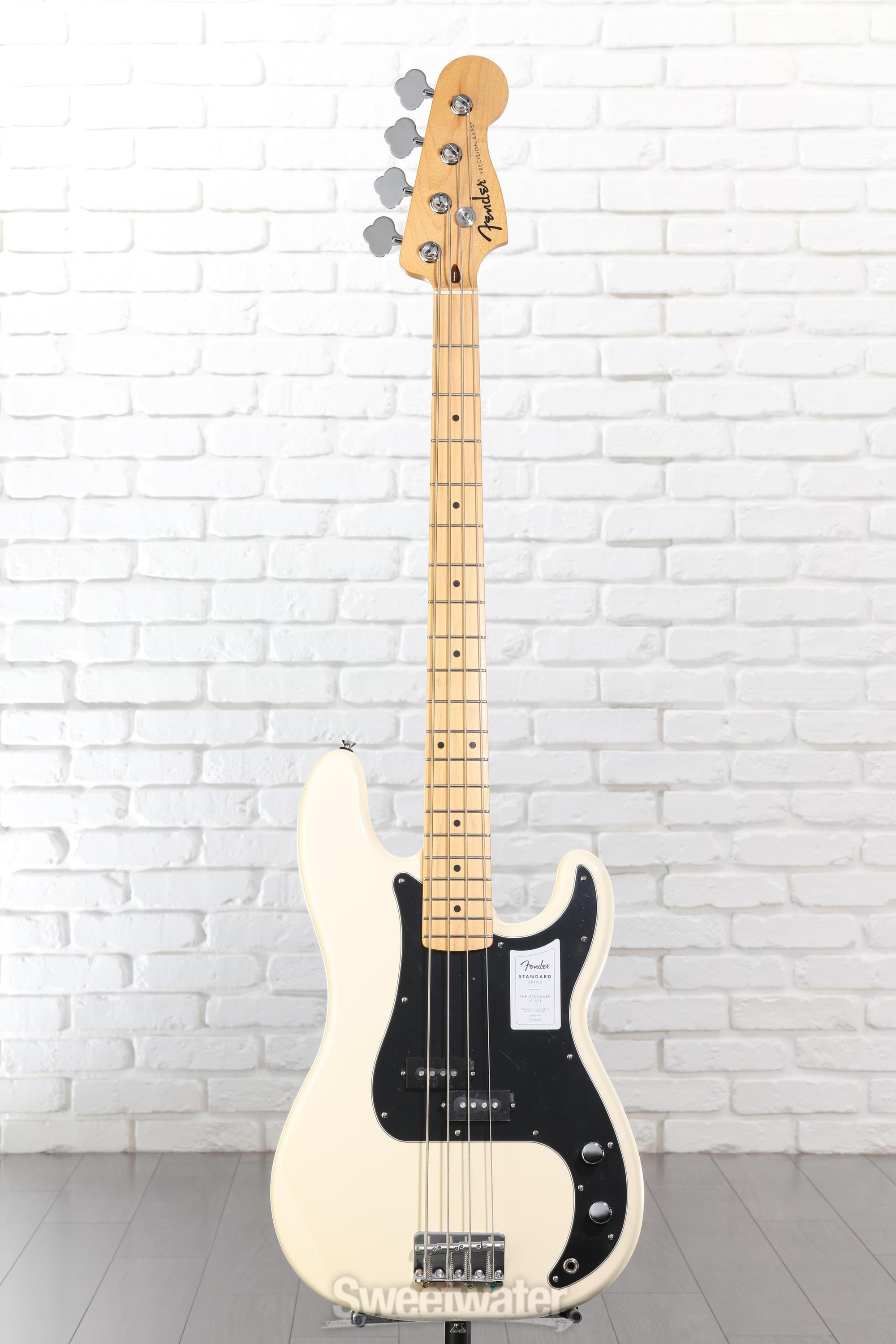 Fender Standard Precision Bass - Olympic White | Sweetwater
