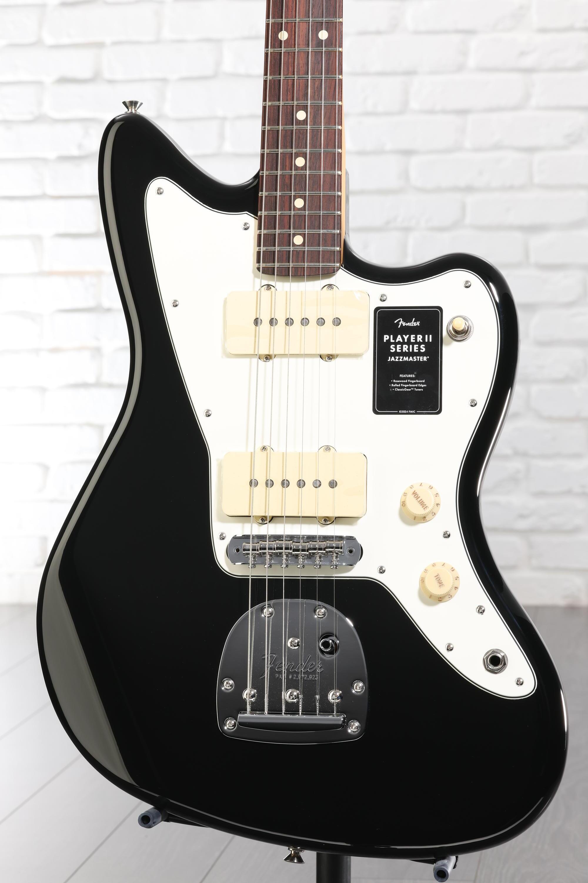 Fender Player II Jazzmaster Electric Guitar - Black | Sweetwater