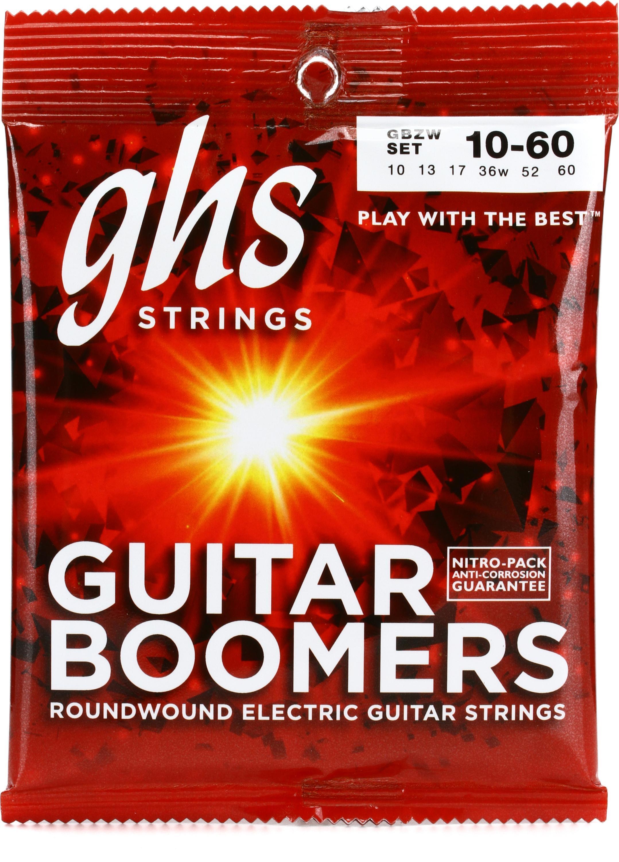 GHS GBZW Guitar Boomers Electric Guitar Strings .010 .060