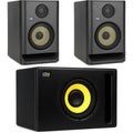 Photo of KRK ROKIT 5 G5 5-inch Powered Studio Monitors with S8.4 8 inch Powered Studio Subwoofer - Black