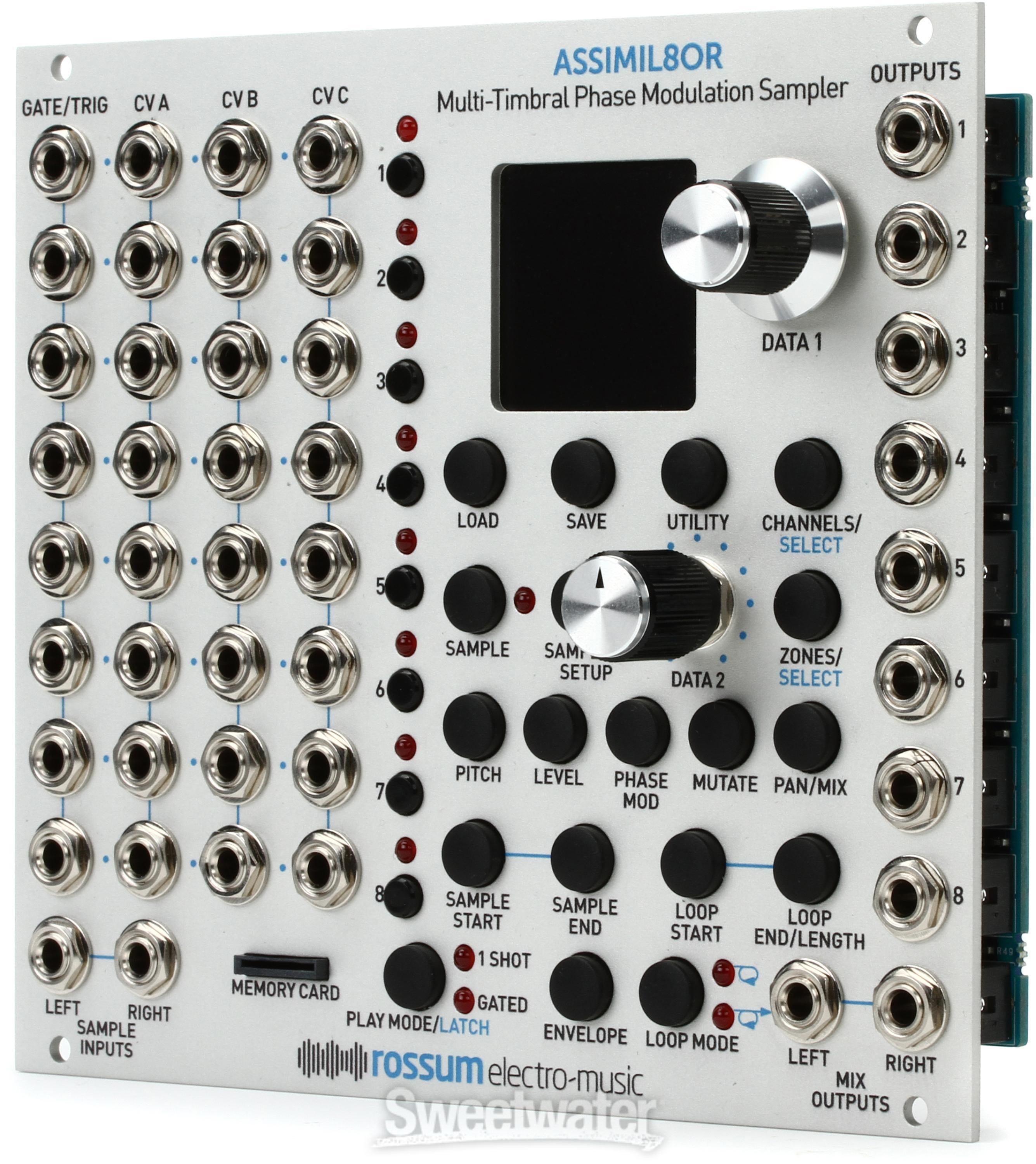 Rossum Electro-Music Assimil8or Eurorack Multi-timbral Sampler Module