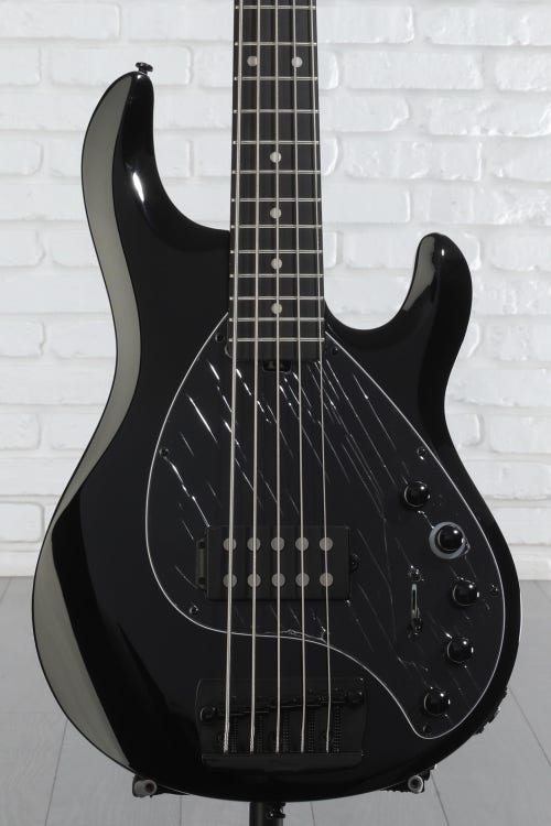 Sterling By Music Man DarkRay 5 5-string Electric Bass Guitar - Black