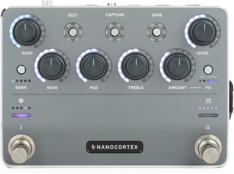 Neural DSP Nano Cortex Compact Digital Effects Processor with Neural Capture Technology