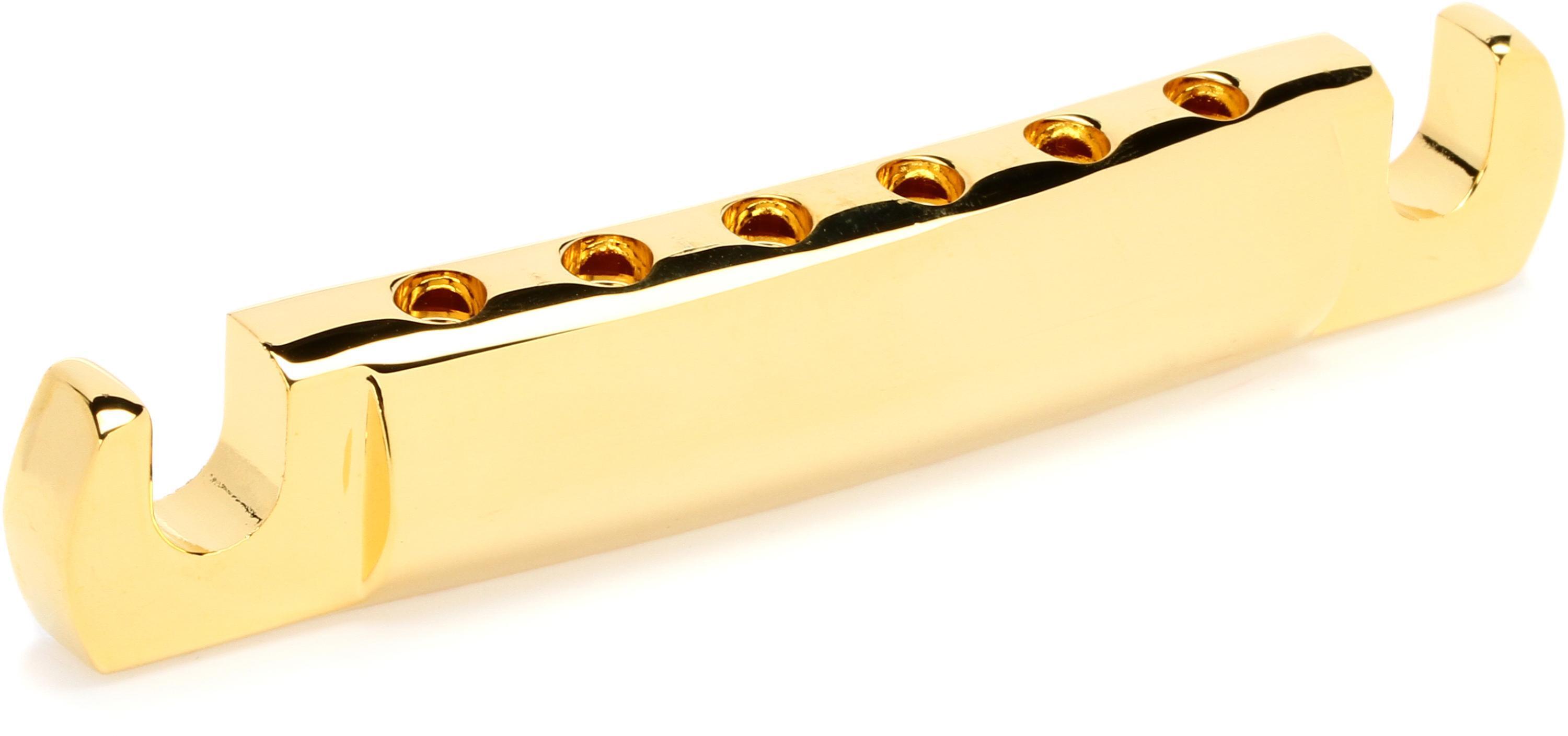 ギブソン純正　アルミテールピース　ニッケル　エイジド Gibson PTTP-015 Stopbar Tailpiece NICKEL ギブソン 純正部品