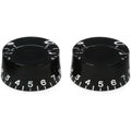 Photo of AllParts Vintage-style Speed Knobs 2-pack - Black