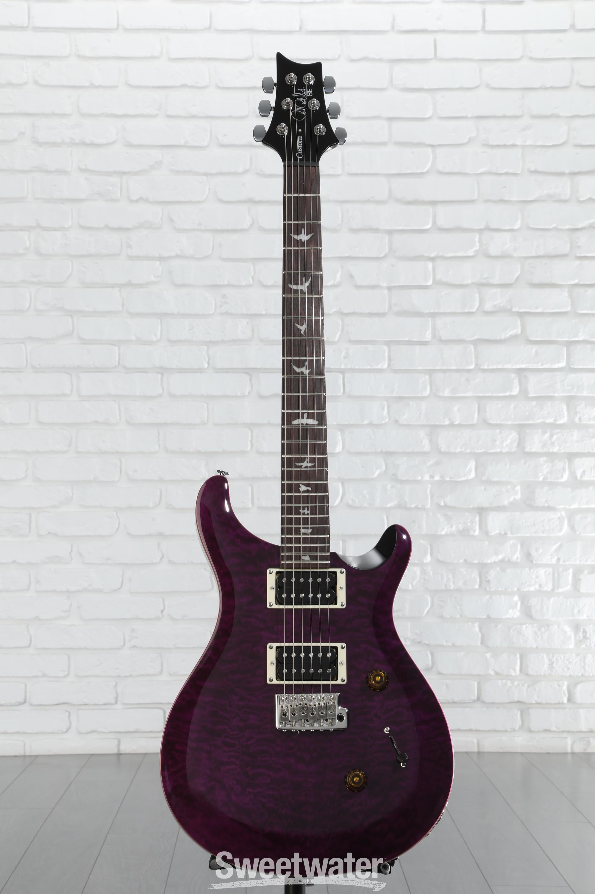 PRS SE Custom 24 Electric Guitar - Amethyst, Sweetwater