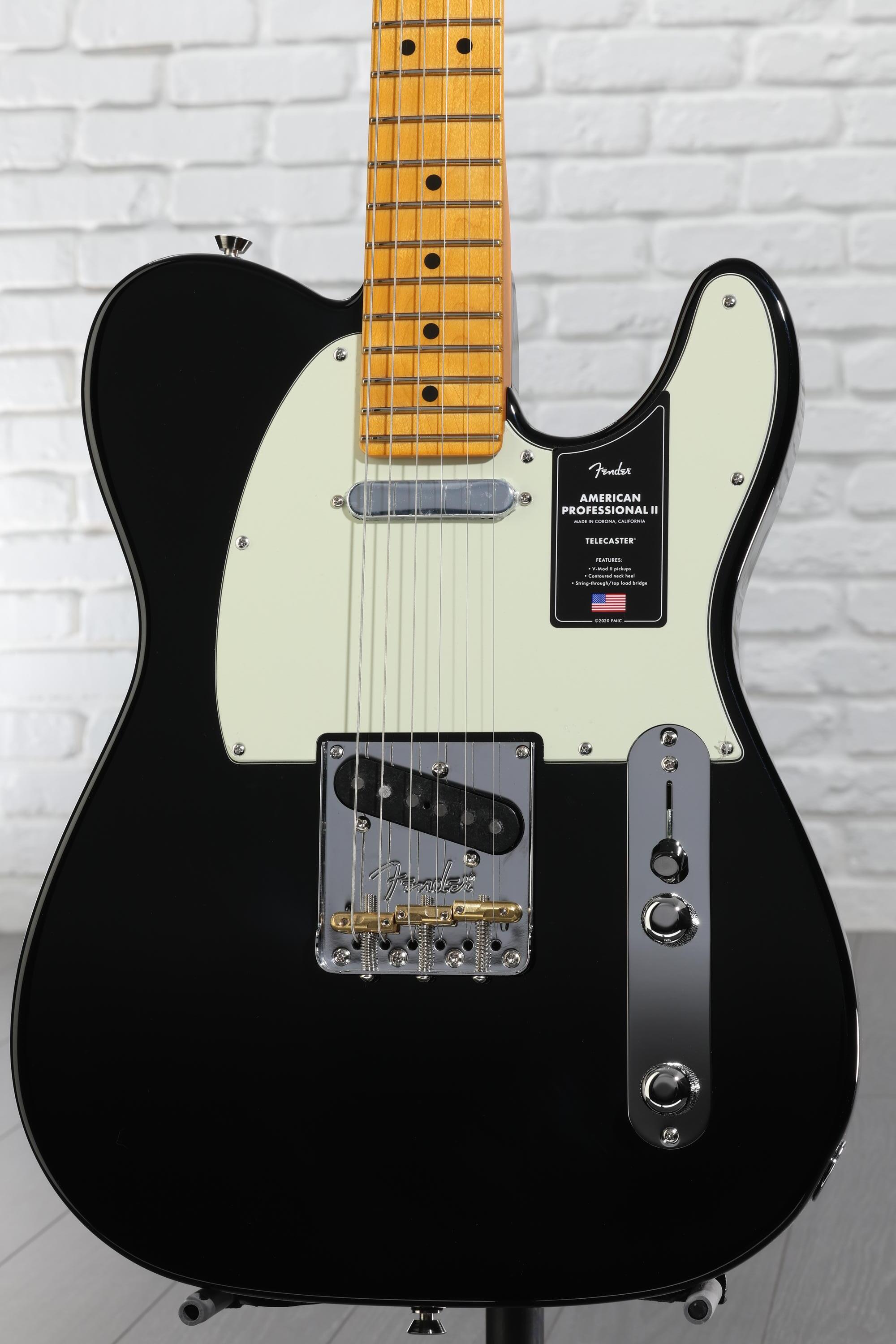Fender American Professional II Telecaster - Black with Maple
