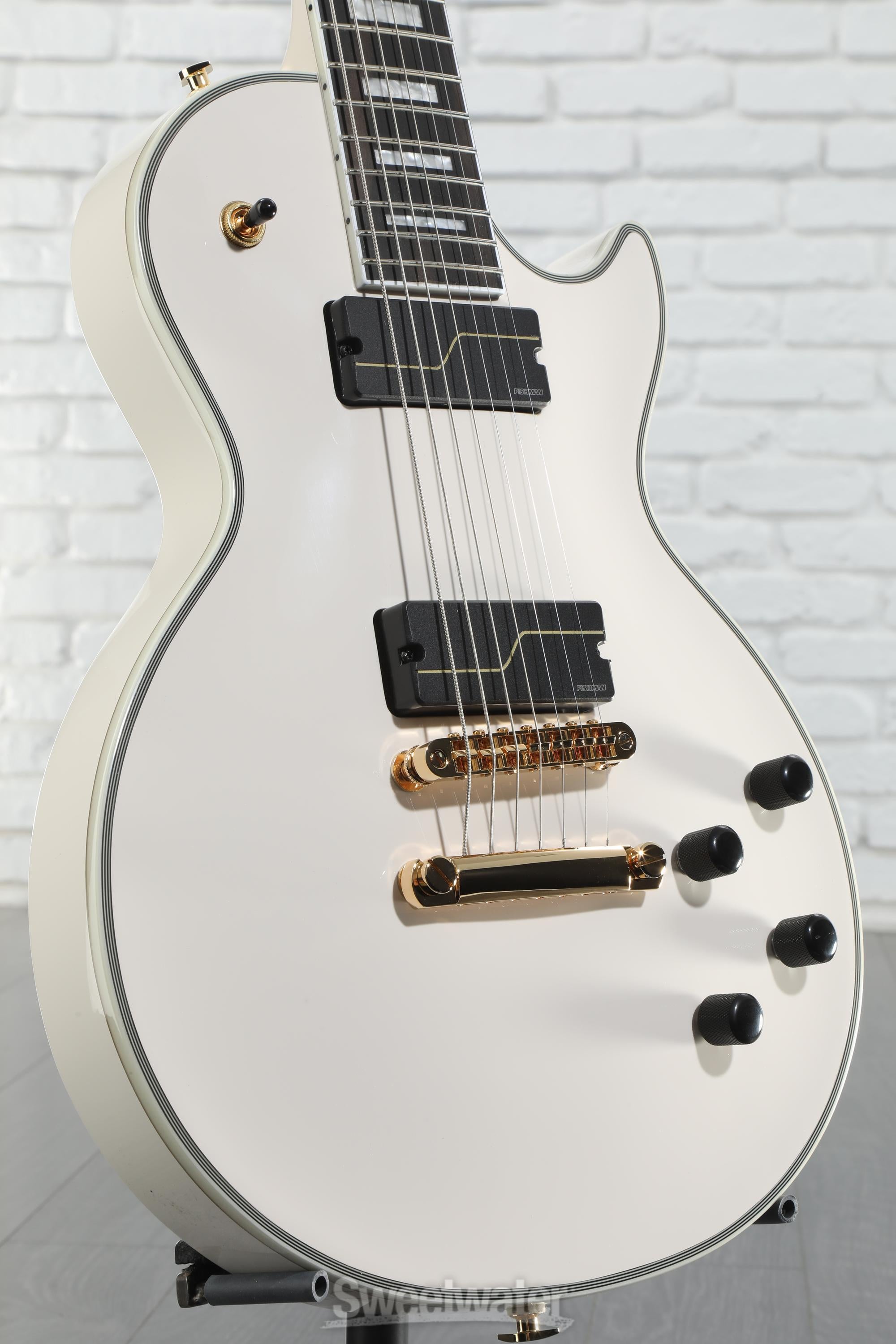 ギター Matt Heafy Les Paul Custom 7-String Epiphone Matt Heafy Les Paul Custom-7 Ebony (2018) - Guitar