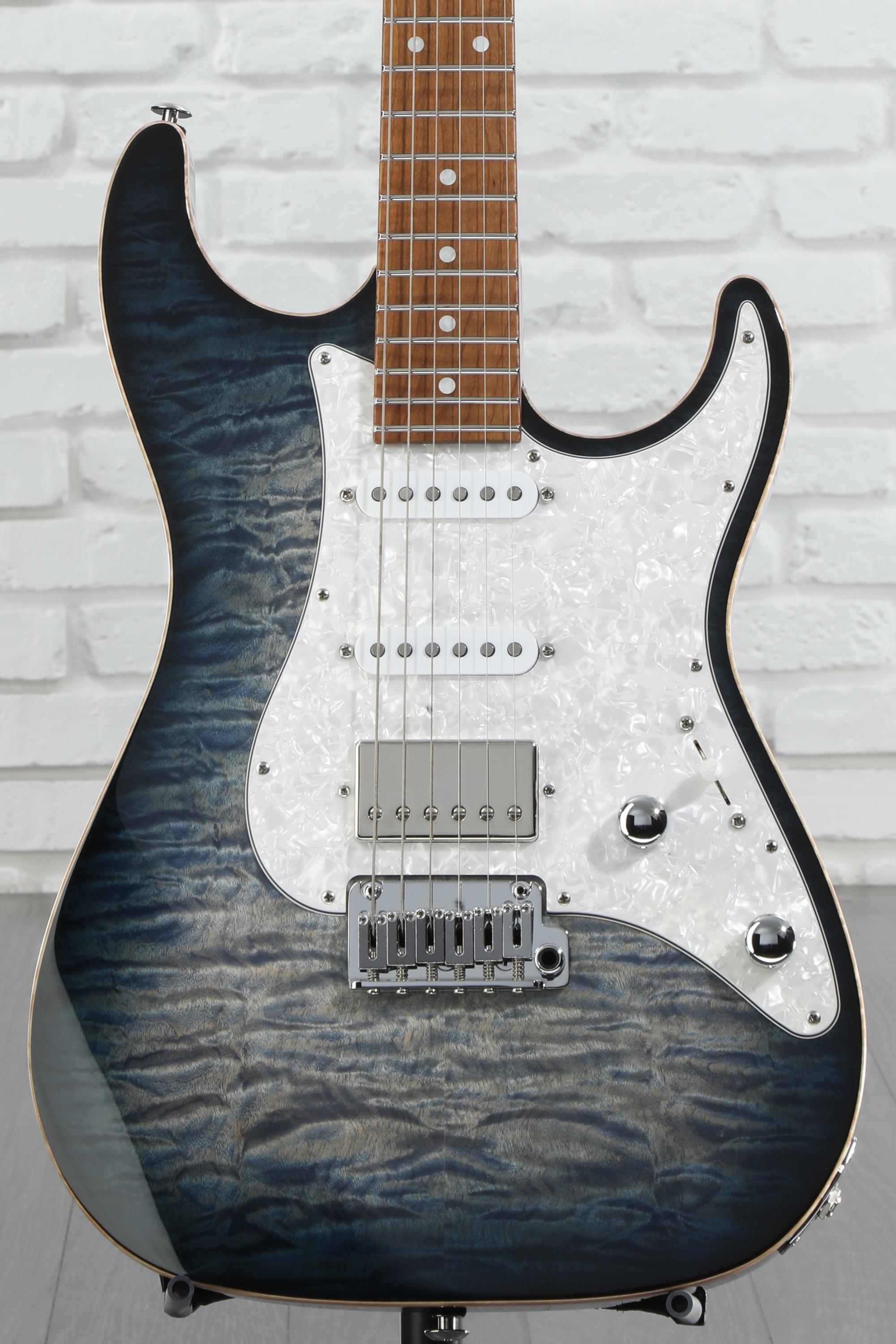 Suhr Custom Standard Electric Guitar - Faded Trans Whale