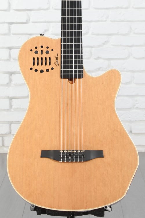 Godin MultiAc Grand Concert SA, Nylon String Acoustic-Electric Guitar - Natural