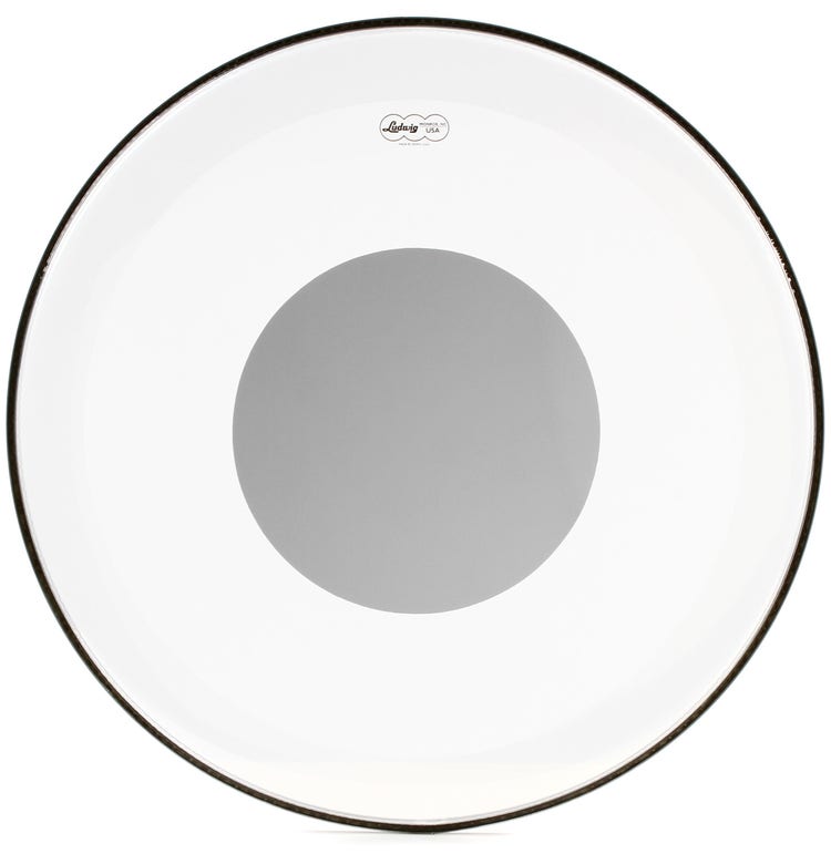 Ludwig Silver Dot Clear Bass Drumhead - 26 inch