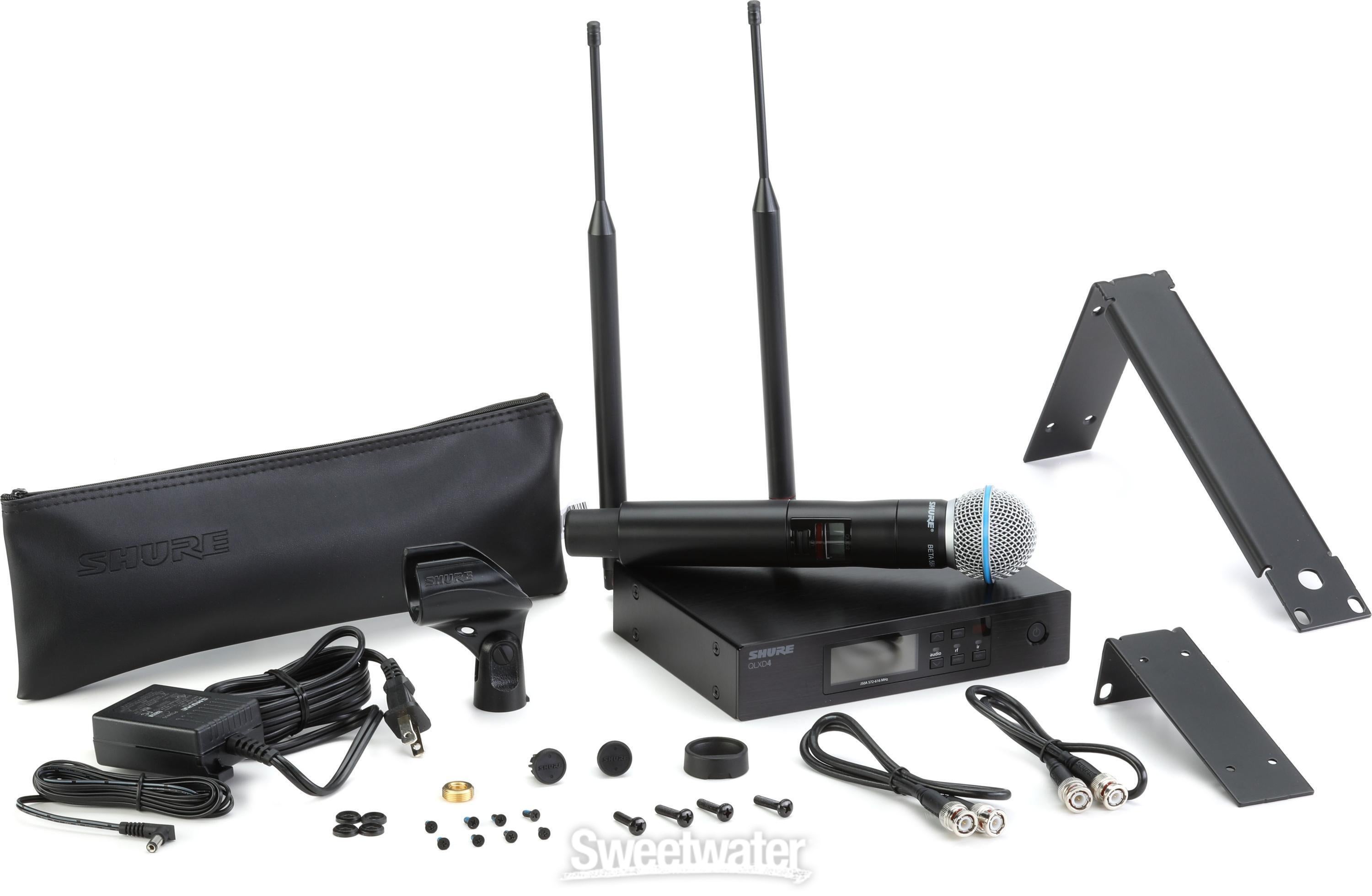 Shure QLXD24 B58 Digital Wireless Handheld Microphone System