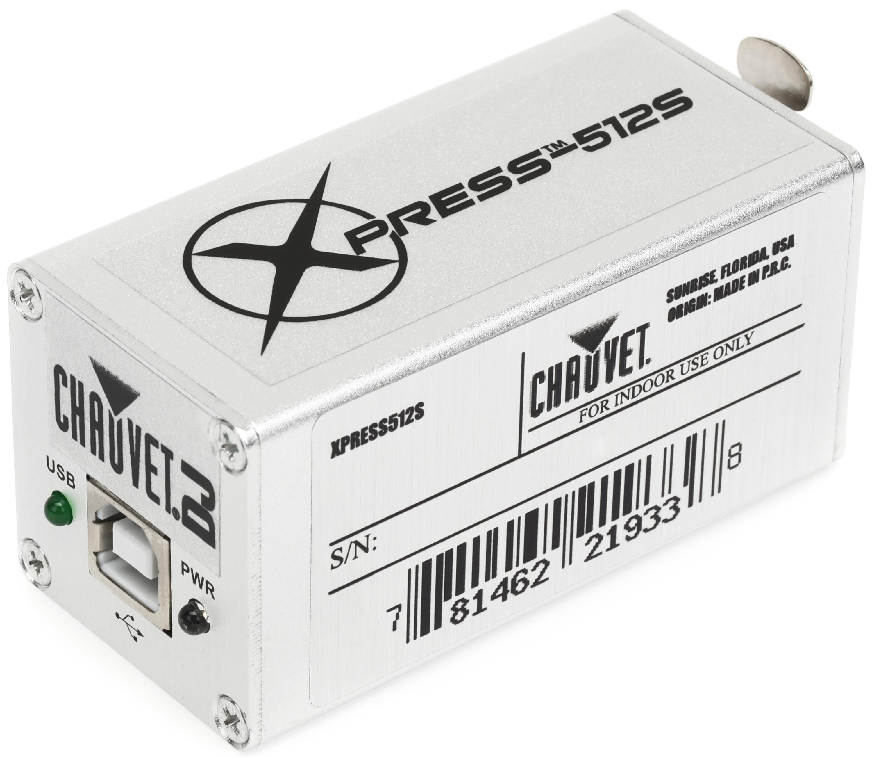 Chauvet Xpress 512S DMX USB Interface & Software