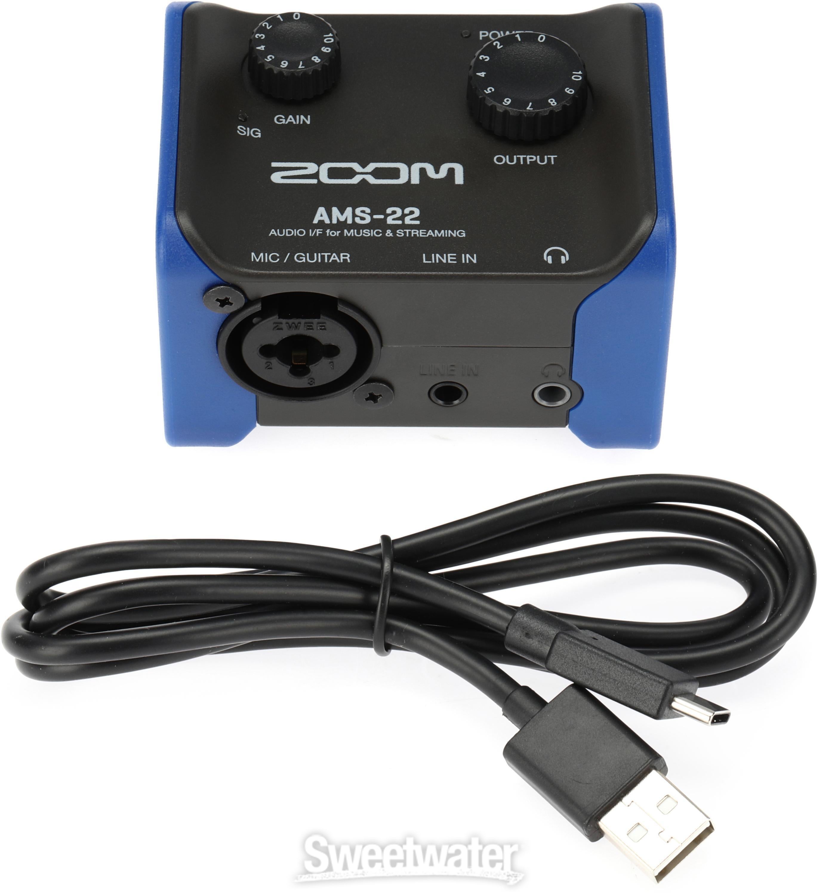 Zoom AMS-22 Audio Interface | Sweetwater
