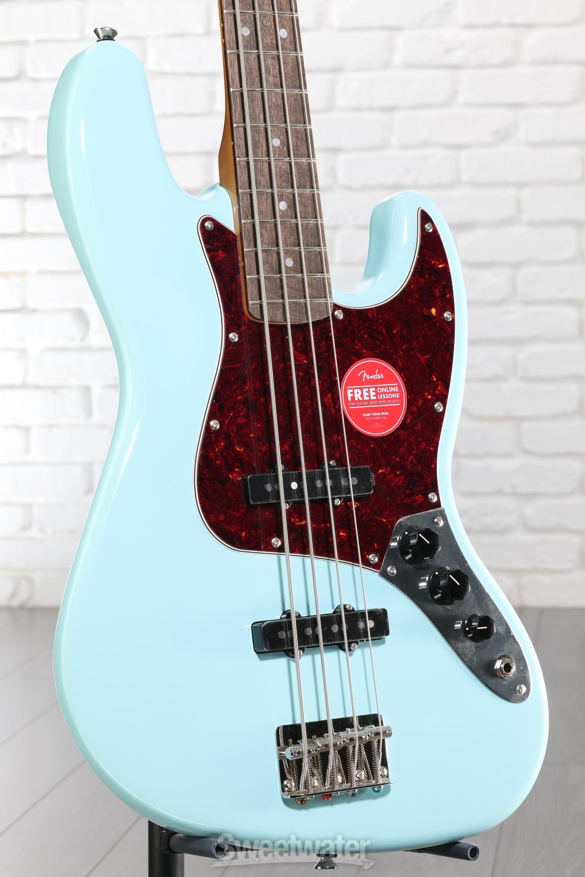 Squier Classic Vibe '60s Jazz Bass - Daphne Blue | Sweetwater