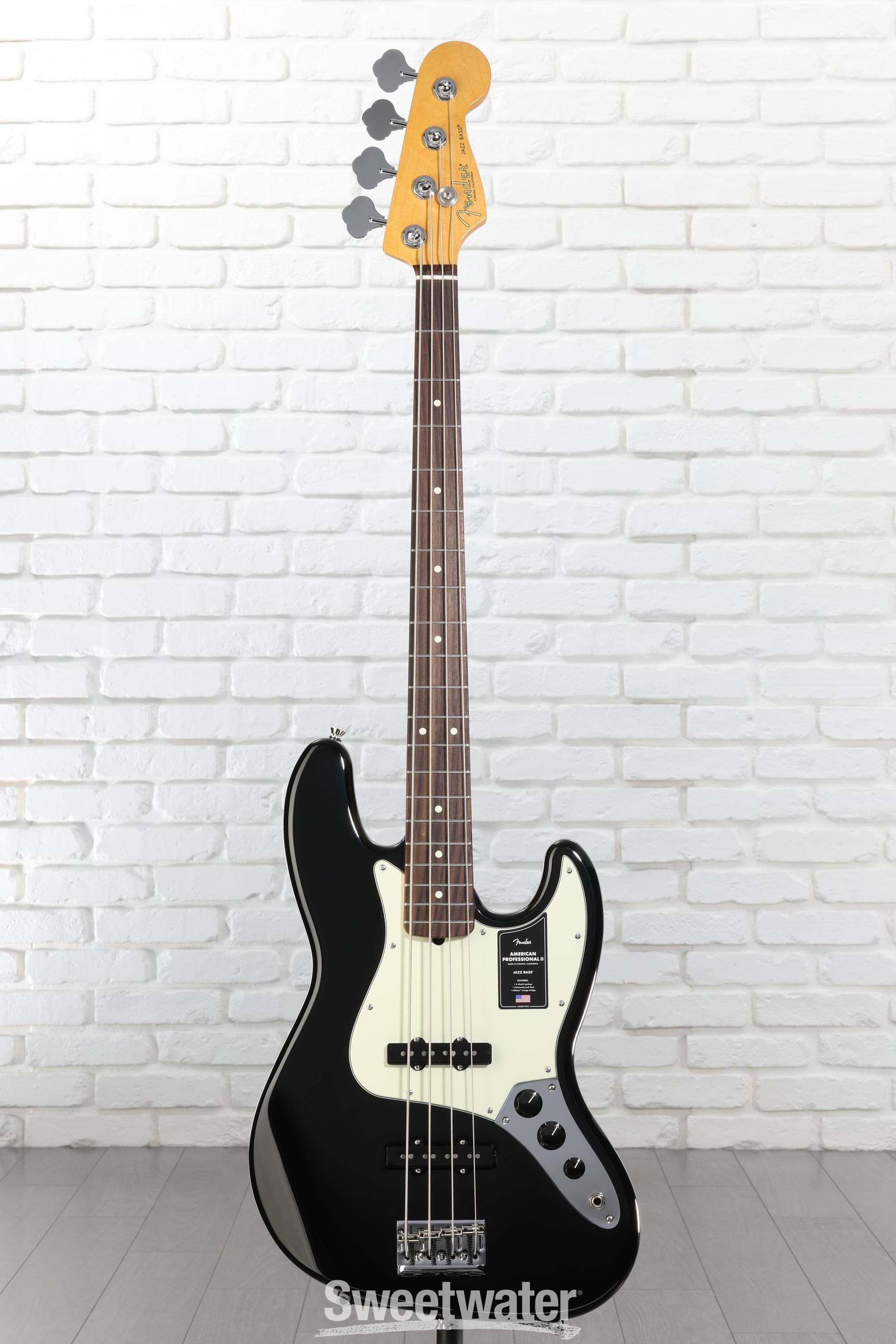 Fender American Professional II Jazz Bass - Black with Rosewood