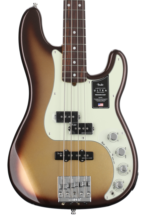 Fender American Ultra Precision Bass - Mocha Burst with Rosewood