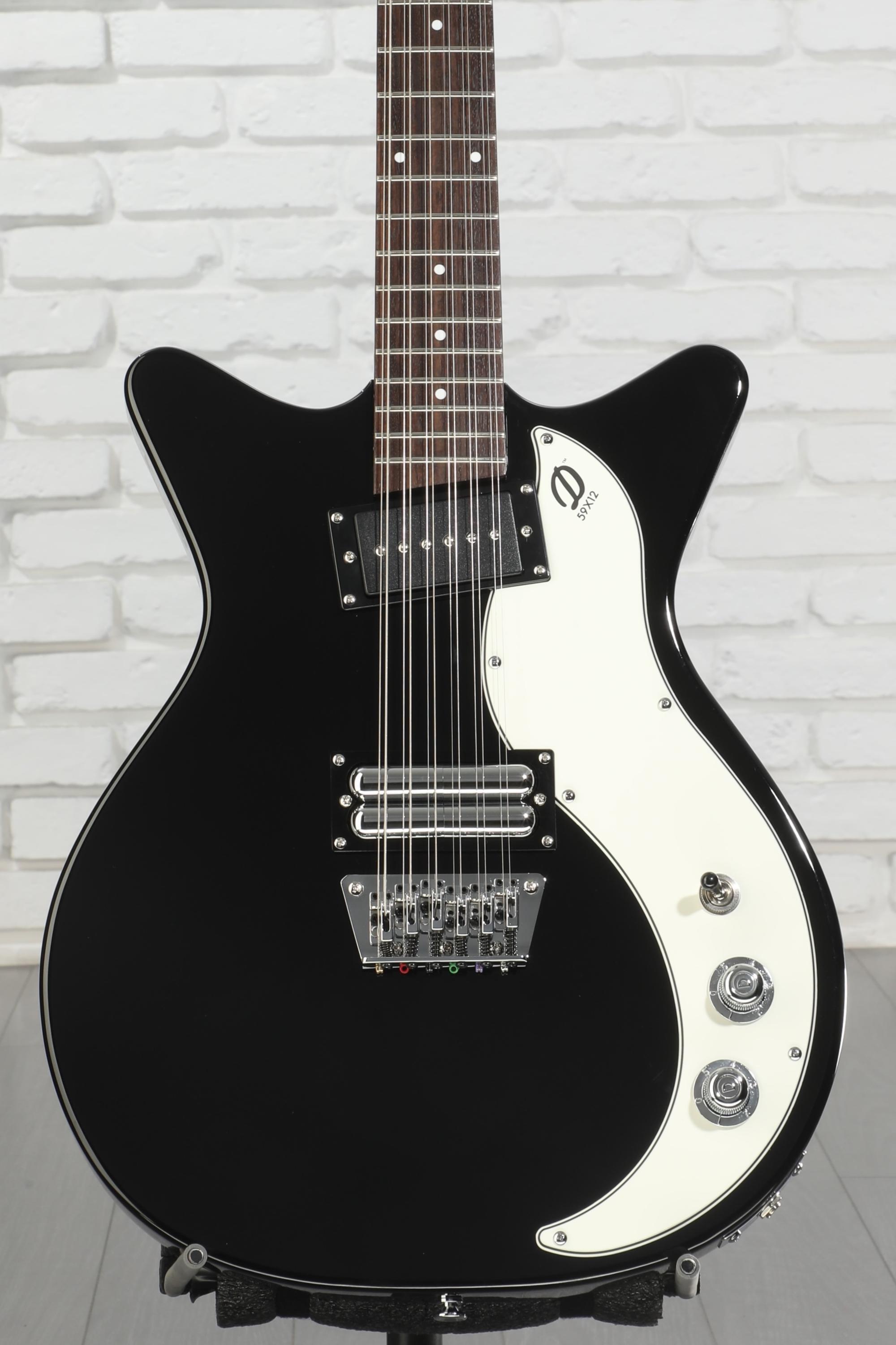 Danelectro 59X12 12-string Electric Guitar - Black | Sweetwater