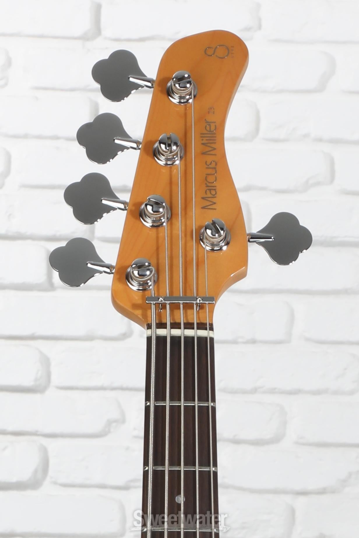 Sire Marcus Miller Z3 5-string Bass Guitar - Silver Sparkle