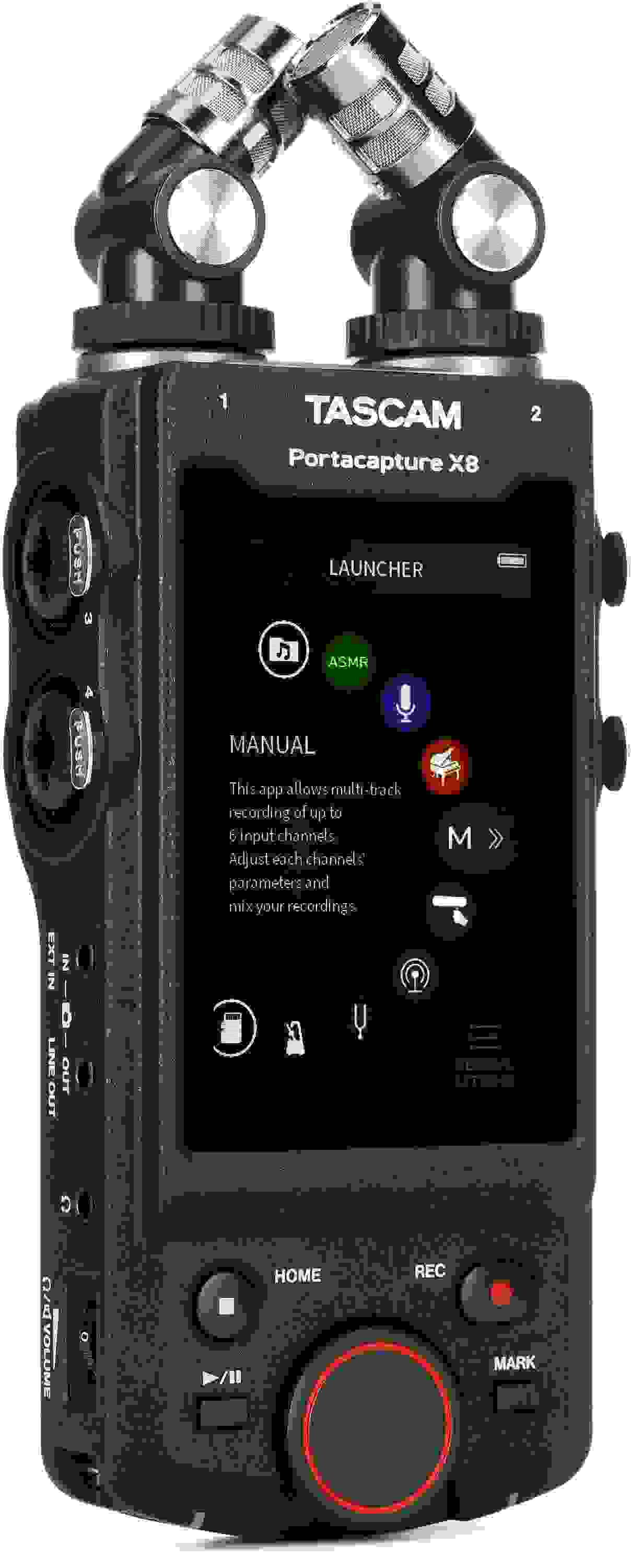 TASCAM Portacapture X8 32-bit 8-Channel Multitrack Field Recorder