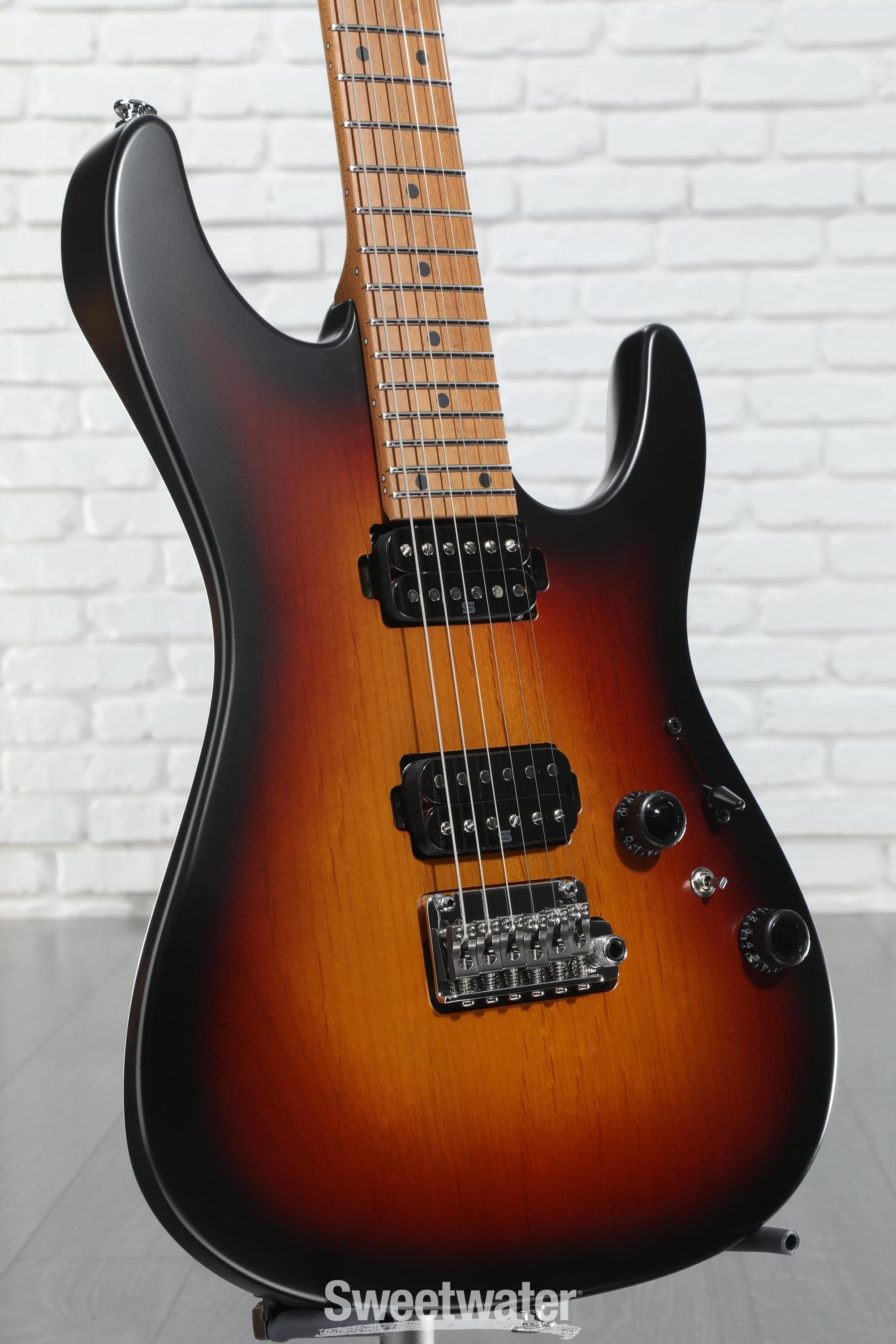 Ibanez Prestige AZ2402 Electric Guitar - Tri Burst Fade Flat