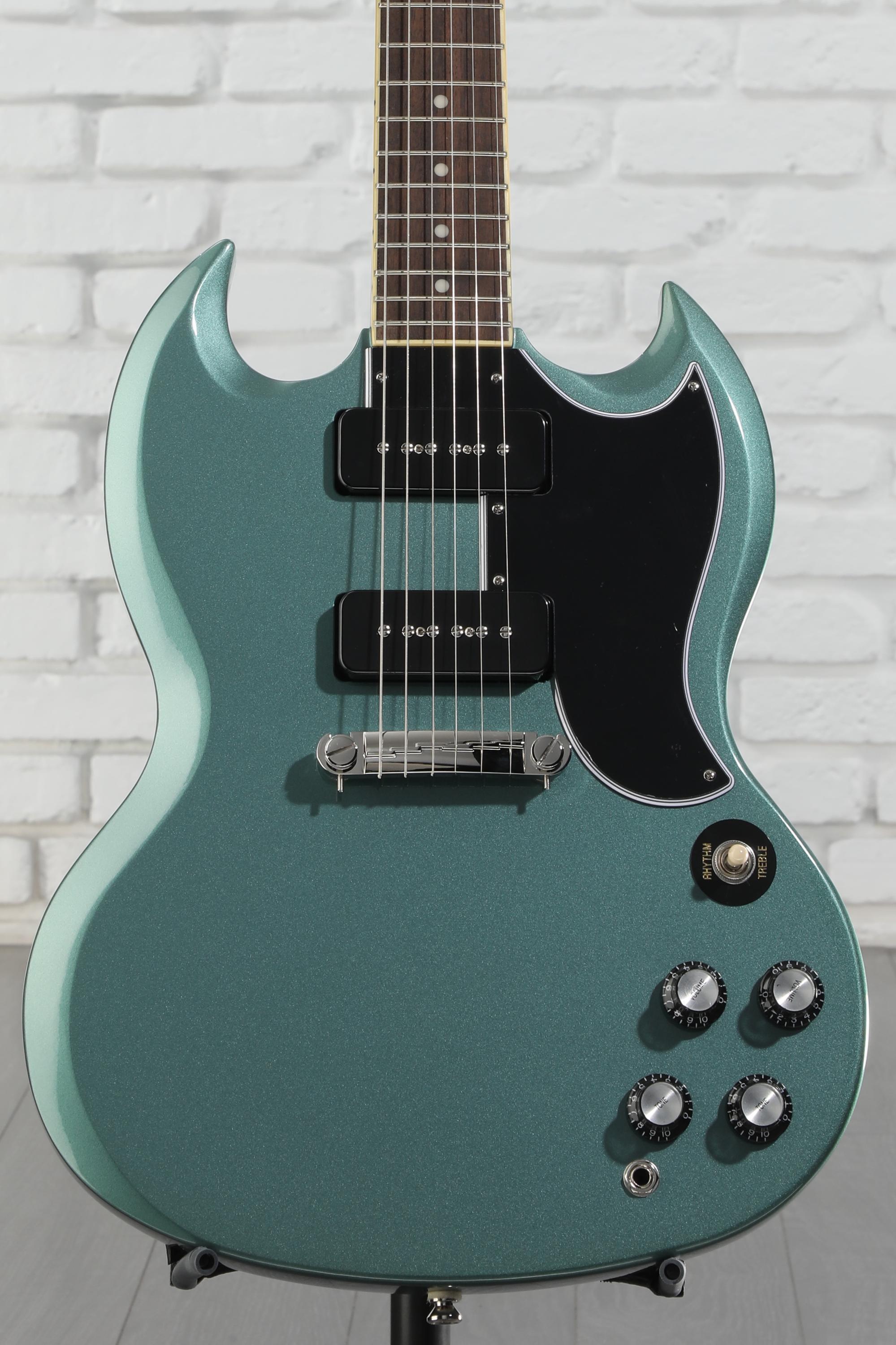 ギター Epiphone SG Faded Epiphone SG Special P-90 Electric Guitar - Faded Pelham Blue