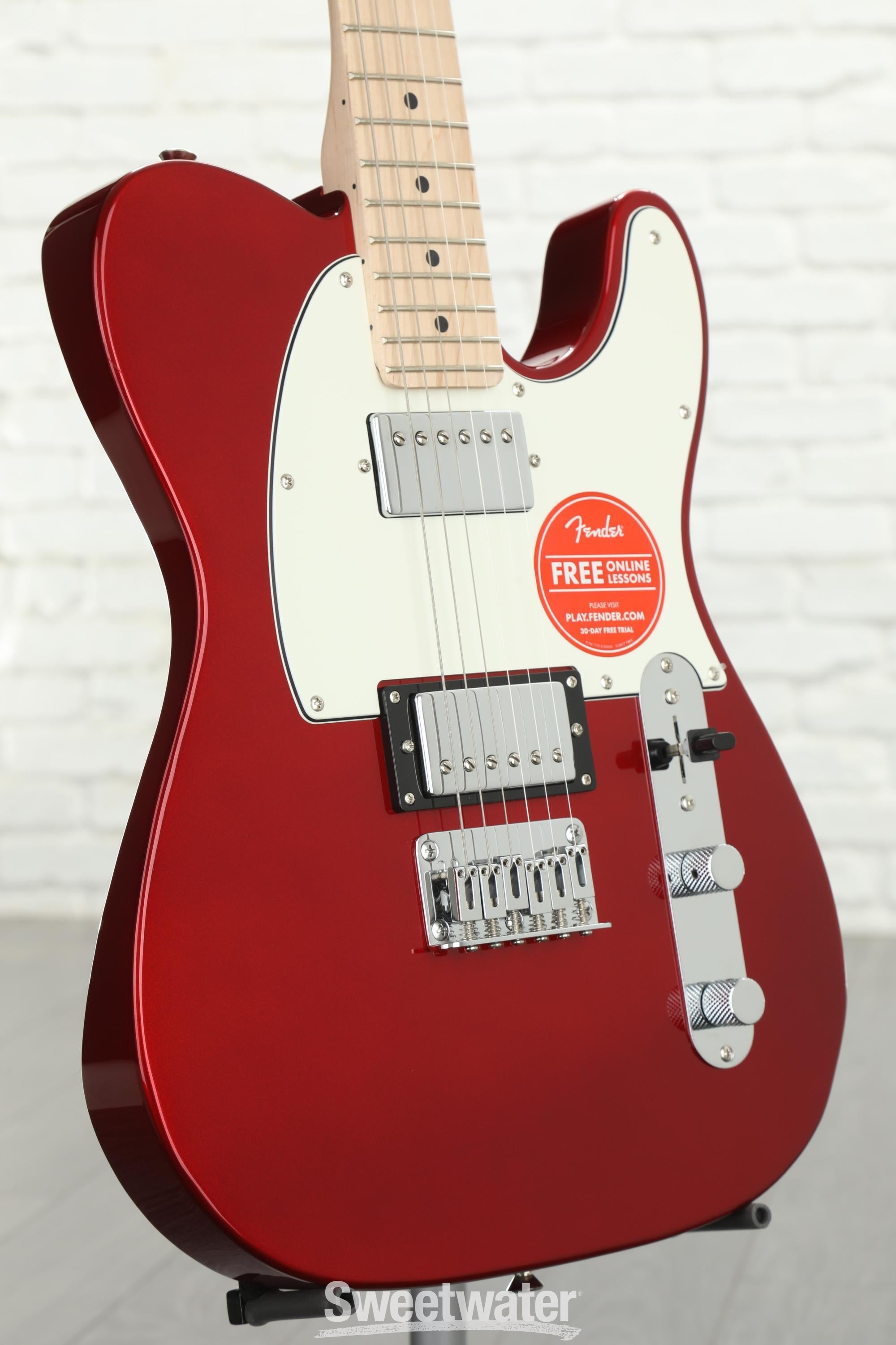 Squier Contemporary Telecaster HH - Dark Metallic Red | Sweetwater