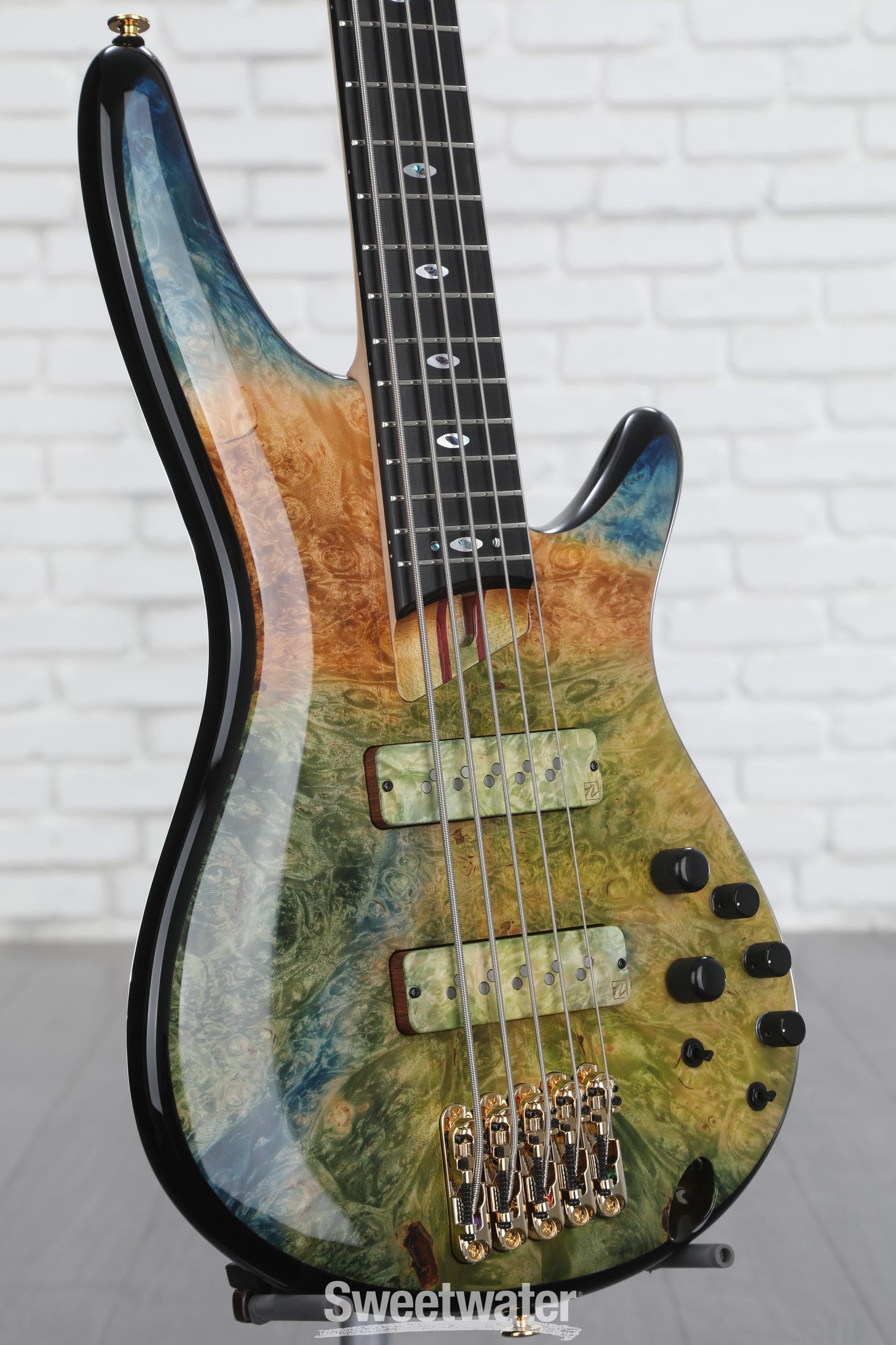 Ibanez Japan Custom Shop SR Prestige 5-string Bass Guitar - River Canyon